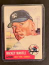 1953 Topps #82 Mickey Mantle New York Yankees HOF ICONIC CARD