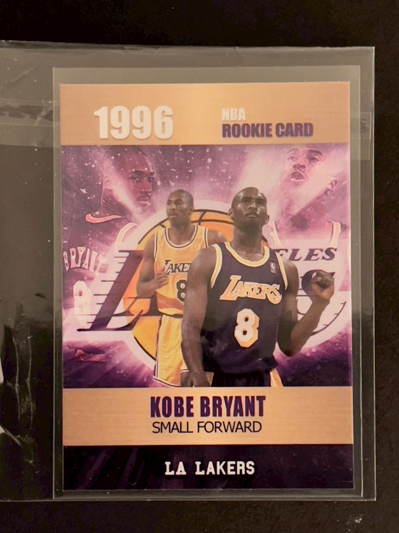 1996 Kobe Bryant Phenoms Rookie Card Gold Platinum Limited Edition Los Angeles (1 of 2)