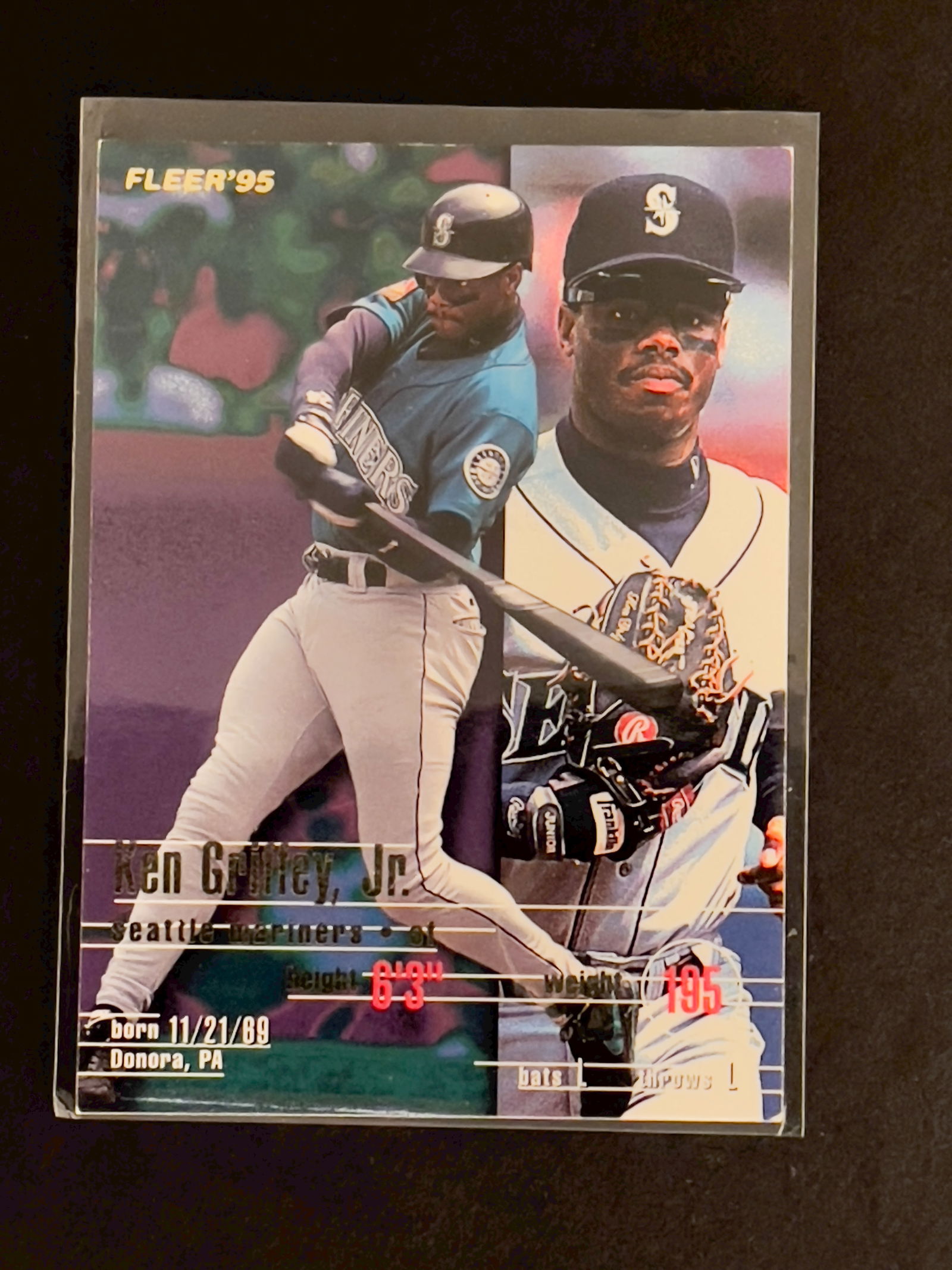 1995 FLEER #269 KEN GRIFFEY JR. MARINERS HOF #269 (1 of 2)