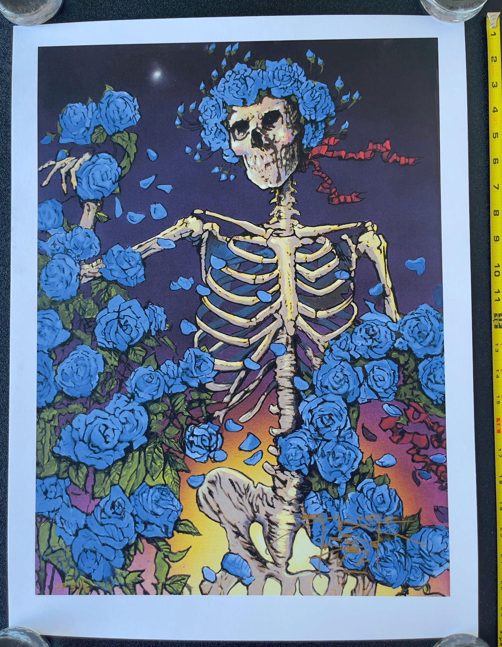 BLUE DAWN - SIGNED PRINTERS PROOF - STANLEY MOUSE (1 of 3)