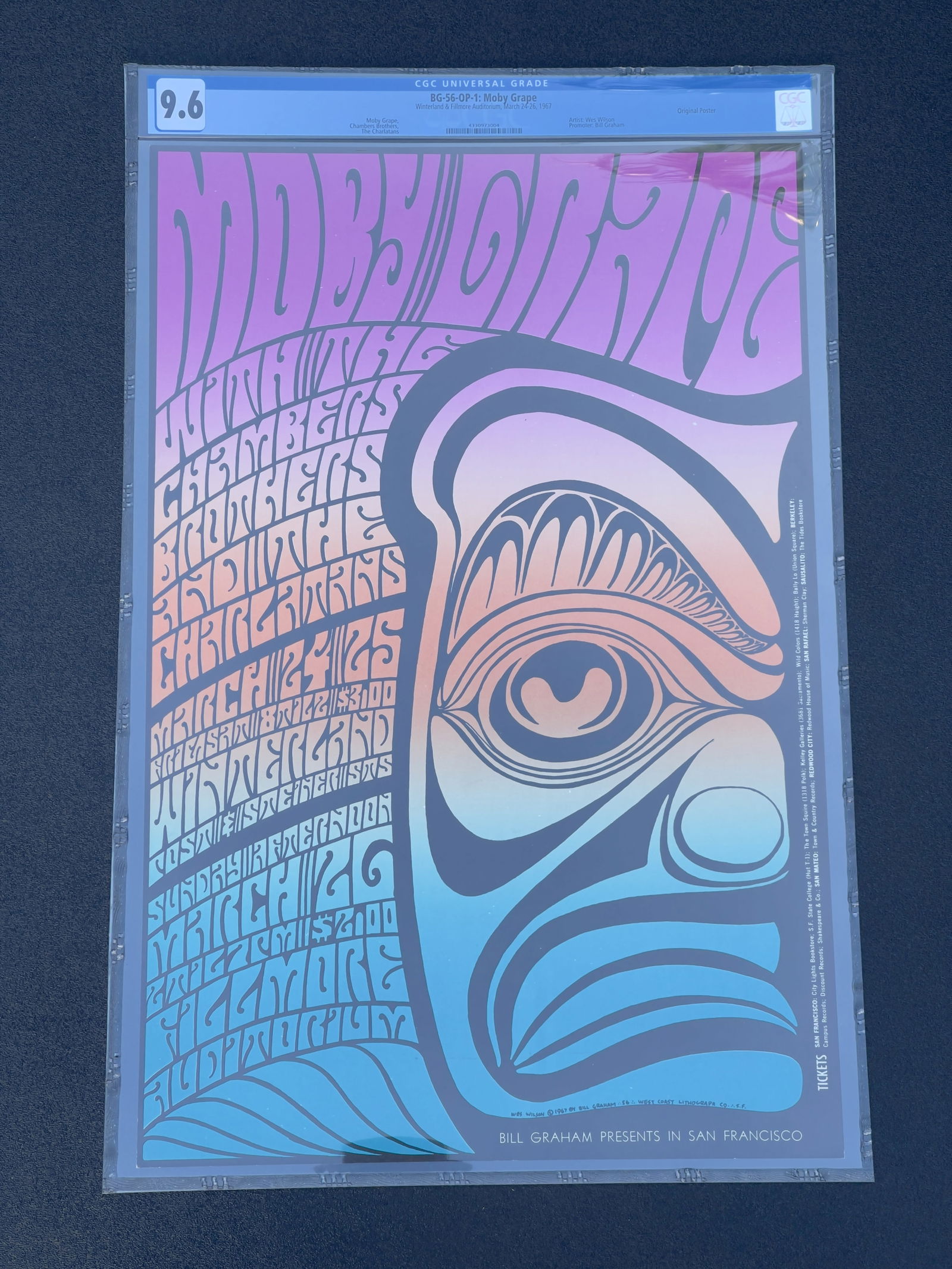 Bg56 - MOBY GRAPE - GRADED 9.6 - 1ST (1 of 1)