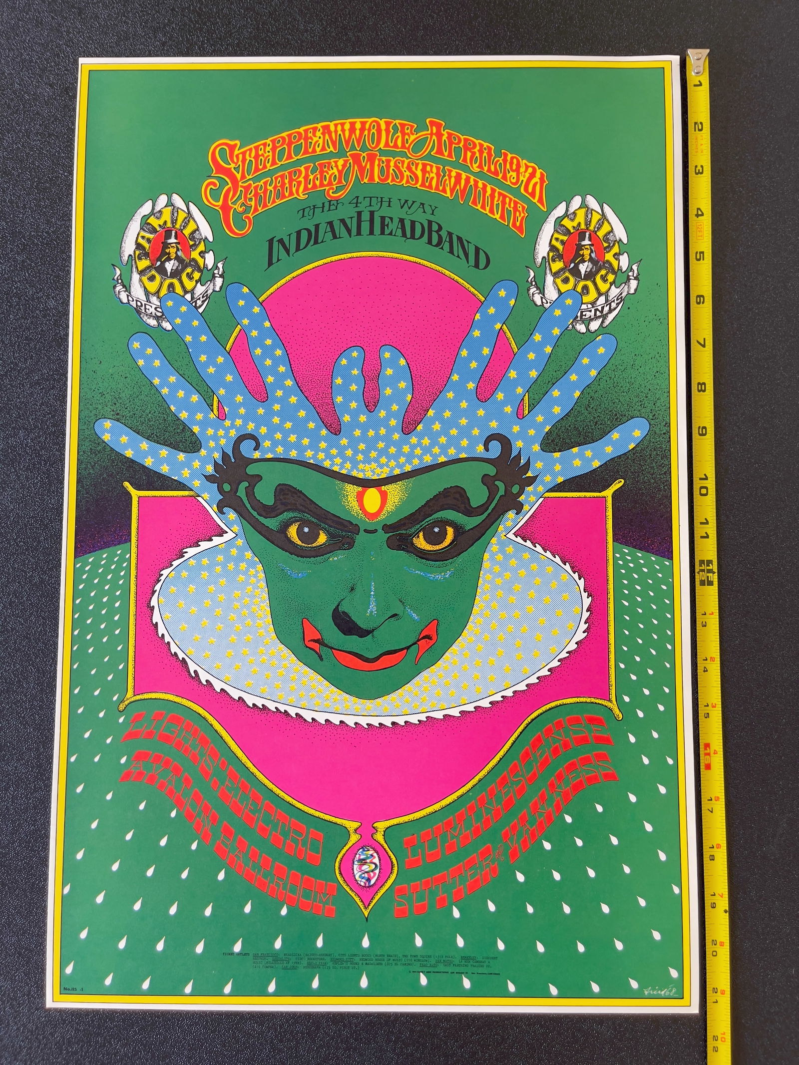 FD115 - Steppenwolf - 1ST - BOB FRIED - 1968 (1 of 1)