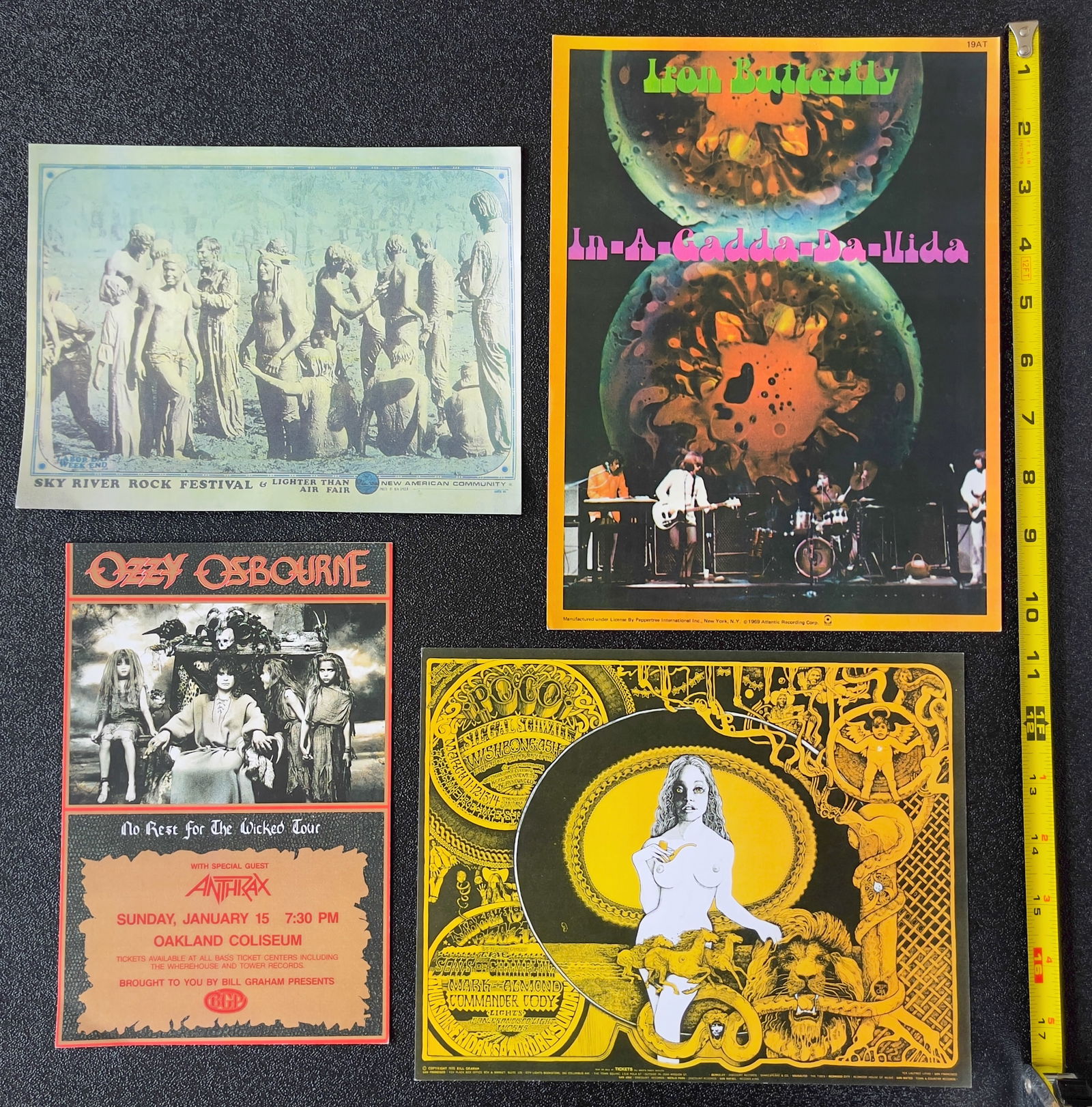 REPRODUCTION SET INCLUDING IRON BUTTERFLY (1 of 1)