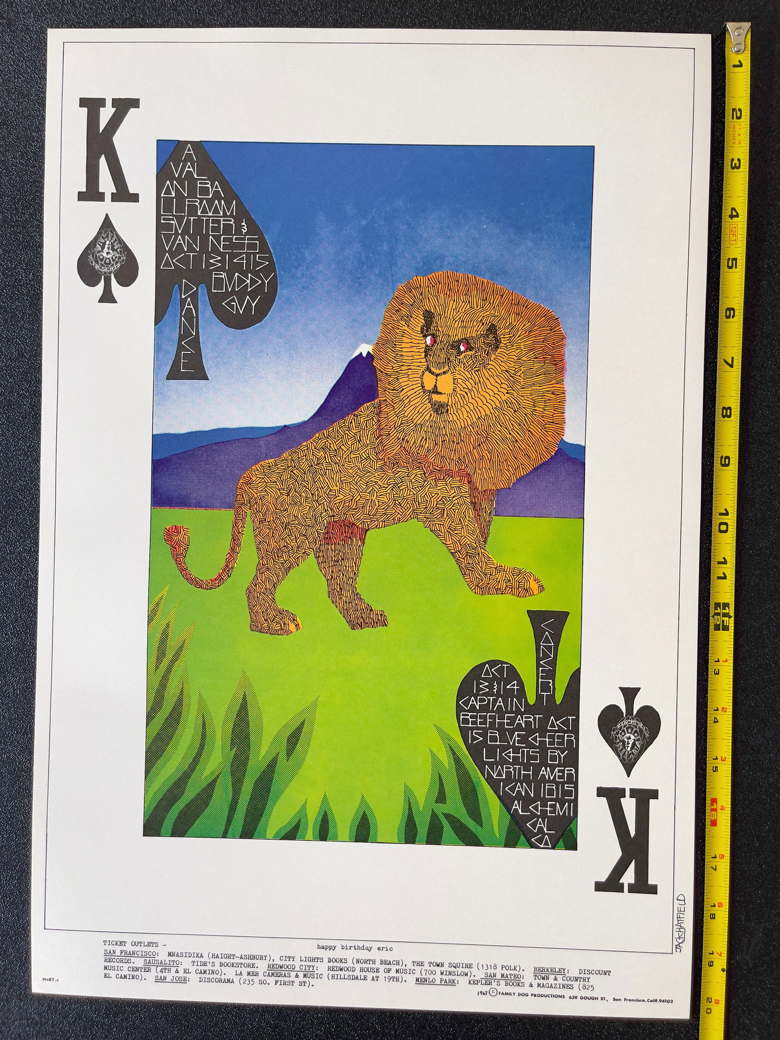 FD87 - Buddy Guy - 1967 - Jack Hatfield - 1ST (1 of 1)