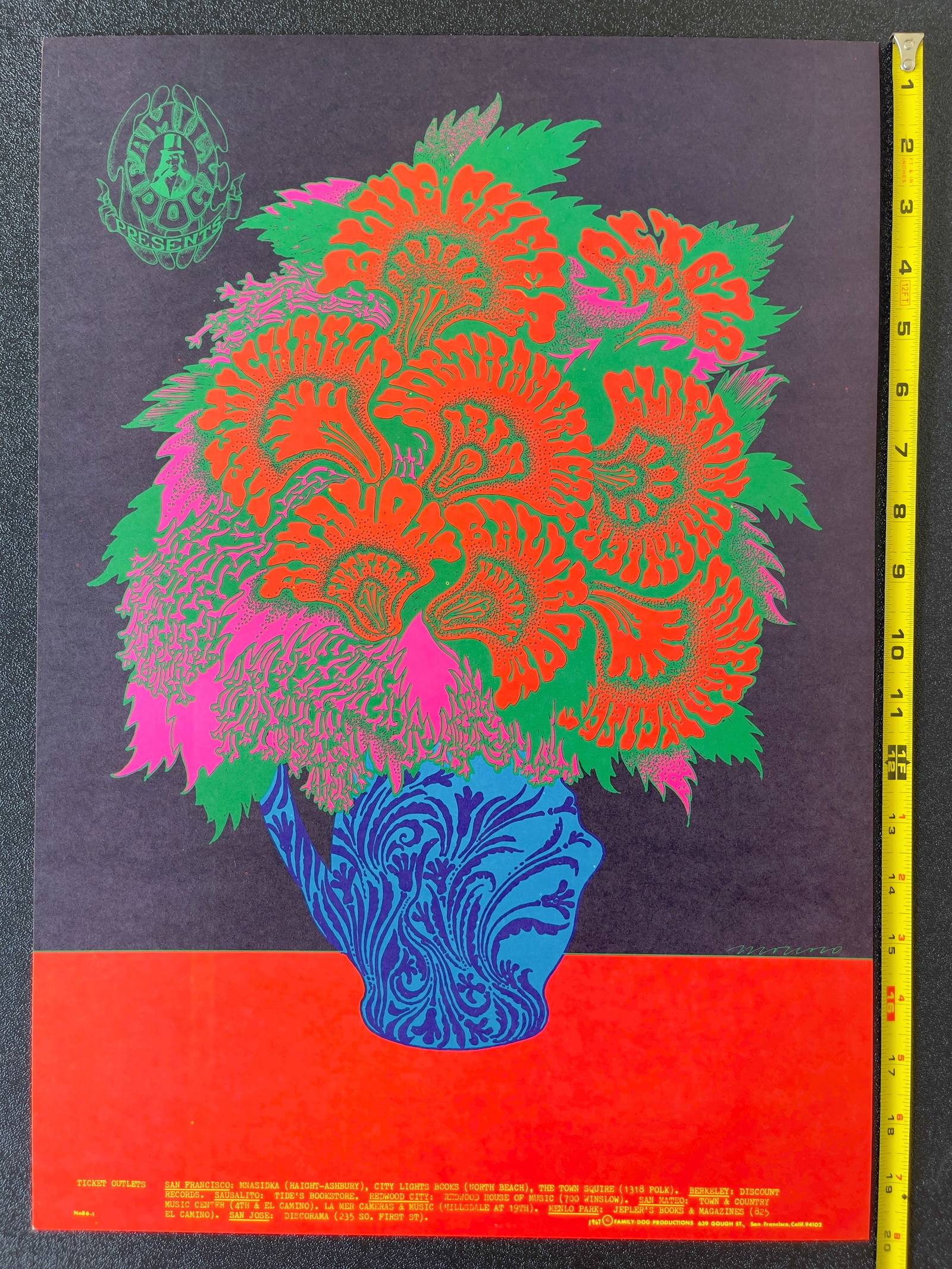 FD86 - Blue Cheer - 1967 - Victor Moscoso - 1ST (1 of 1)