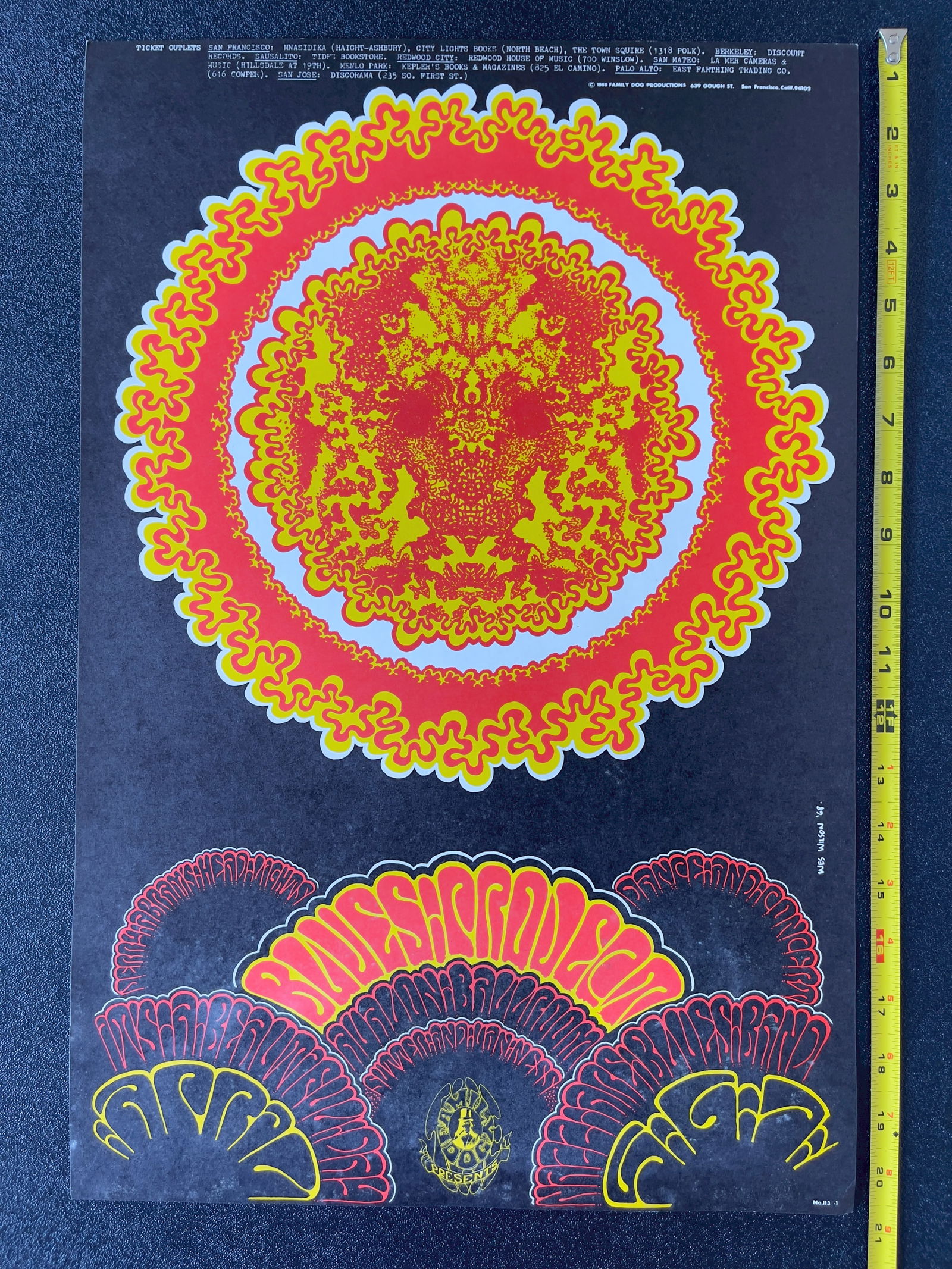 FD113 - The Blues Project - 1968 - Wes Wilson - 1ST (1 of 1)