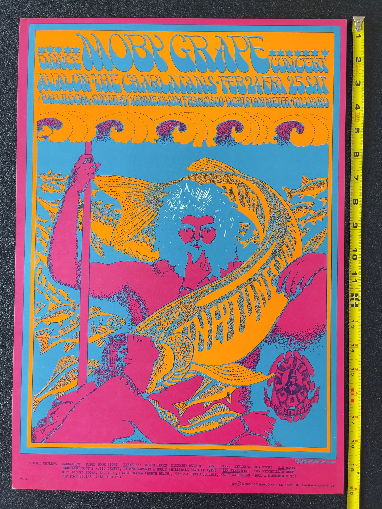 FD49 - Moby Grape - 2ND - Victor Moscoso - 1967 (1 of 1)