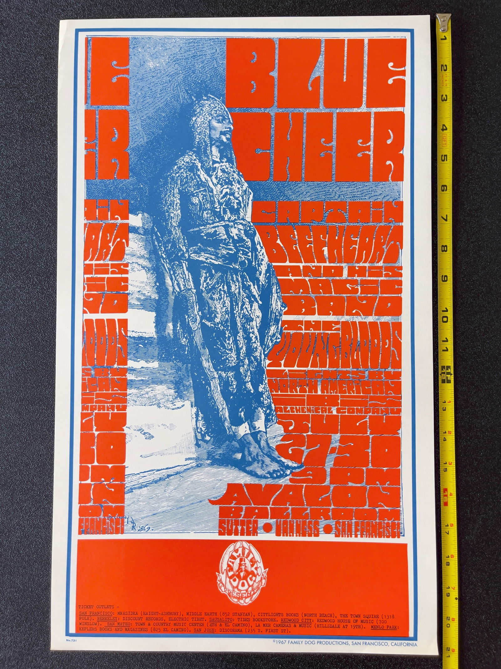 FD73 - Blue Cheer - 1ST - 1967 - Tom Glass (1 of 1)