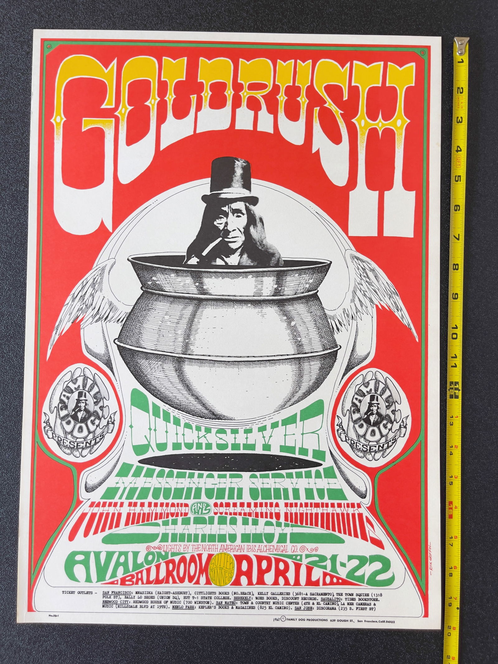 FD58 - Quicksilver Messenger Service - 2ND - Rick Griffin (1 of 1)