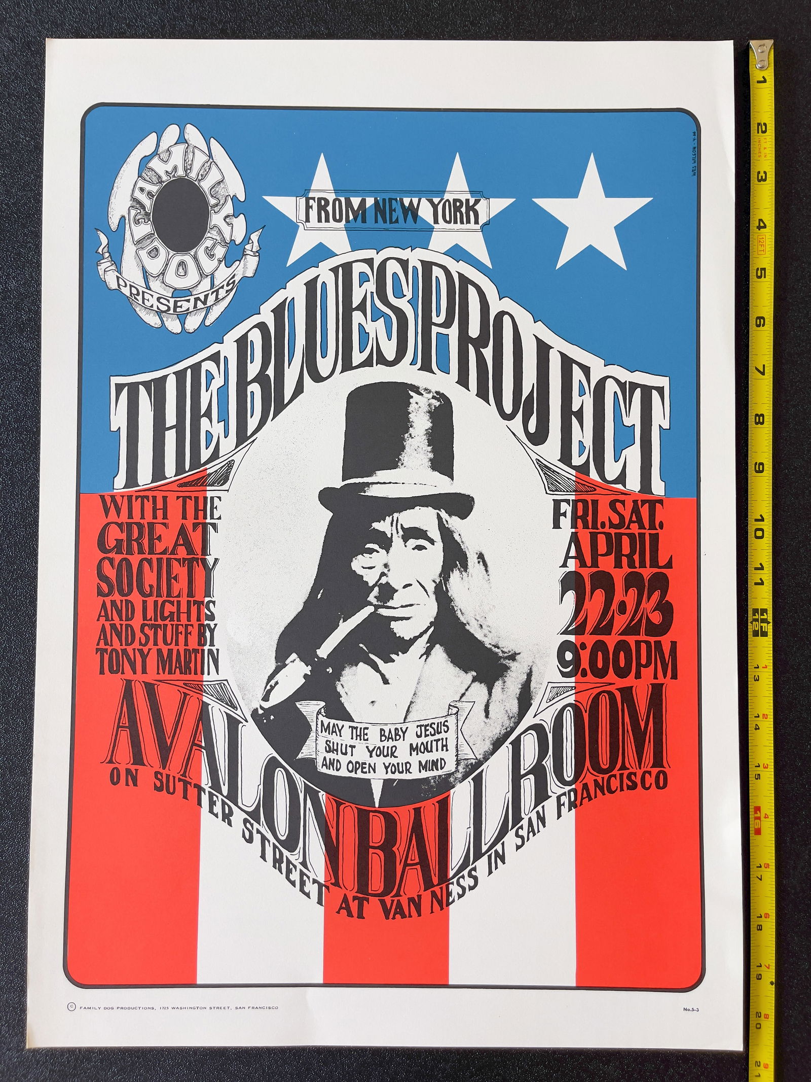 FD5 - The Blues Project - 3RD - 1966 - Wes Wilson (1 of 1)