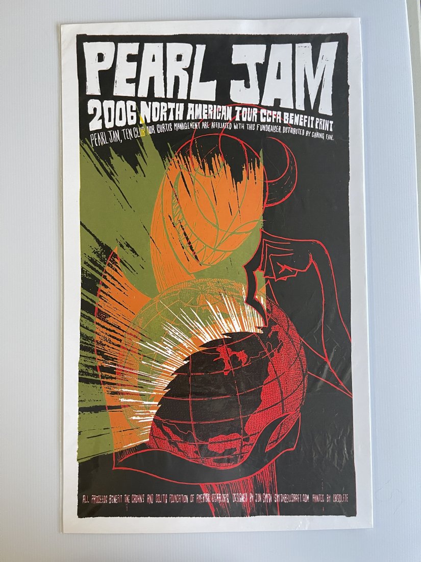 PEARL JAM 2006 CONCERT FESTIVAL POSTER (1 of 1)