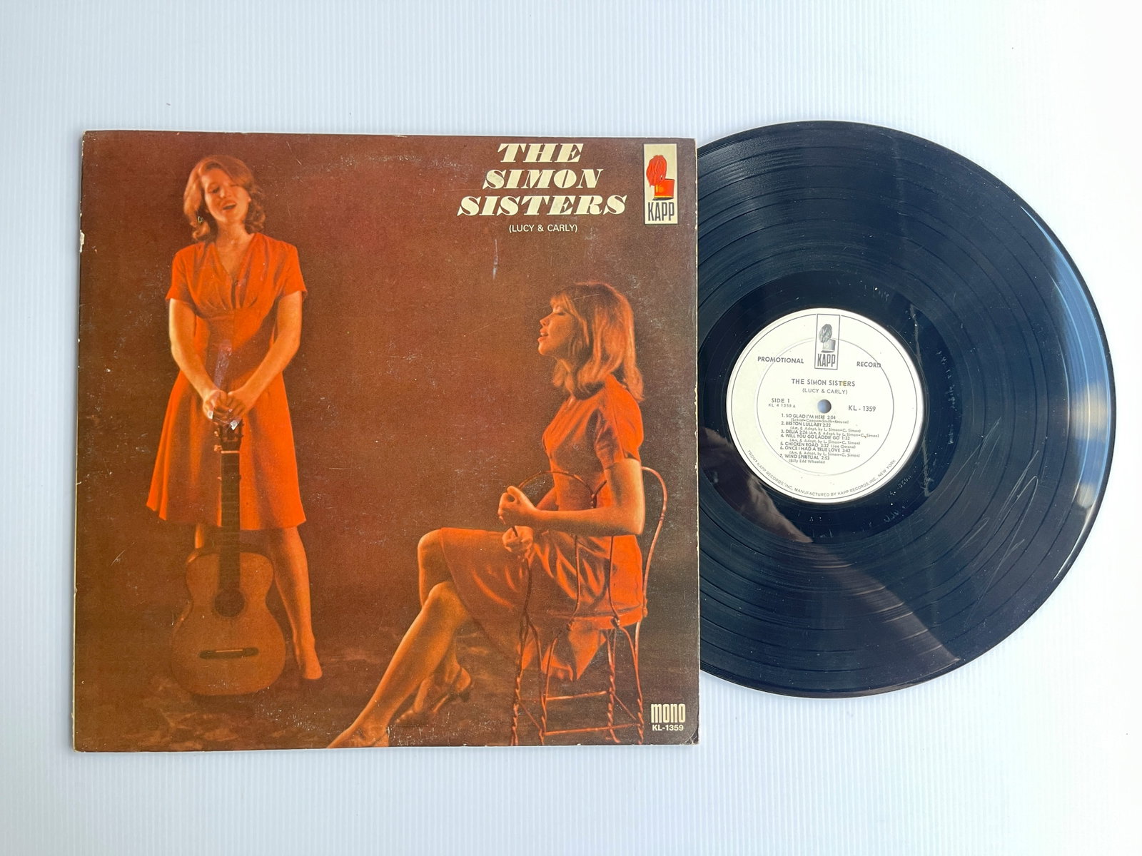 The Simon Sisters - Lucy & Carly - Kapp Records - KL-1359: The Simon Sisters - Lucy & Carly - Kapp Records - KL-1359