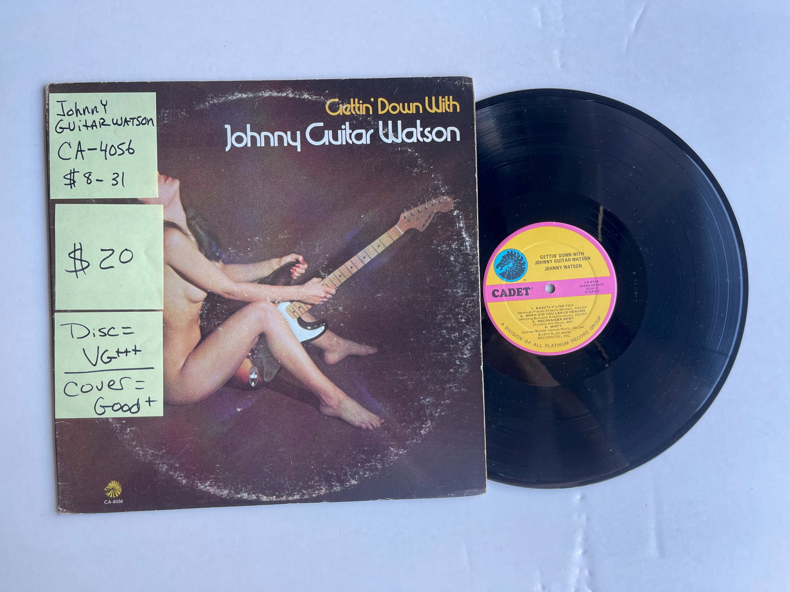 GETTING DOWN WITH JOHNNY GUITAR WATSON: GETTING DOWN WITH JOHNNY GUITAR WATSON