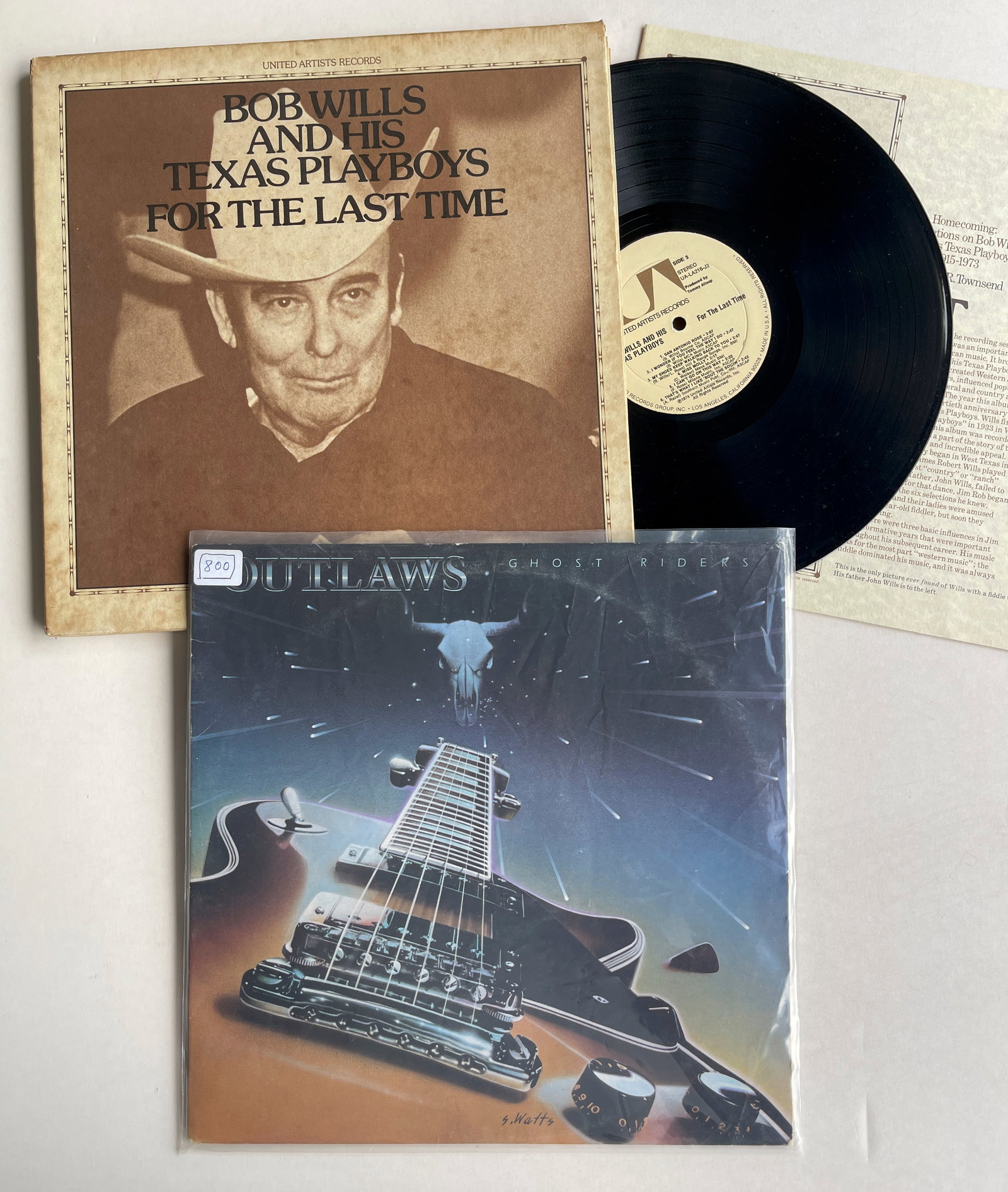 Bob Wills And His Texas Playboys - For The Last Time: Bob Wills And His Texas Playboys - For The Last Time - United Artists Records - UA-LA216-J2 2 x Vinyl, LP, Album Box Set