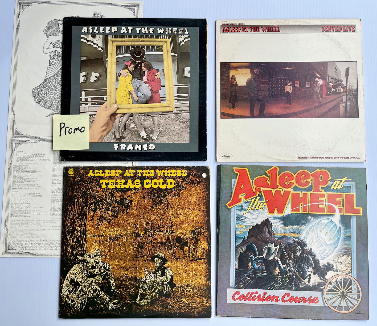 ASLEEP AT THE WHEEL SET #1 WITH PROMO (1 of 1)