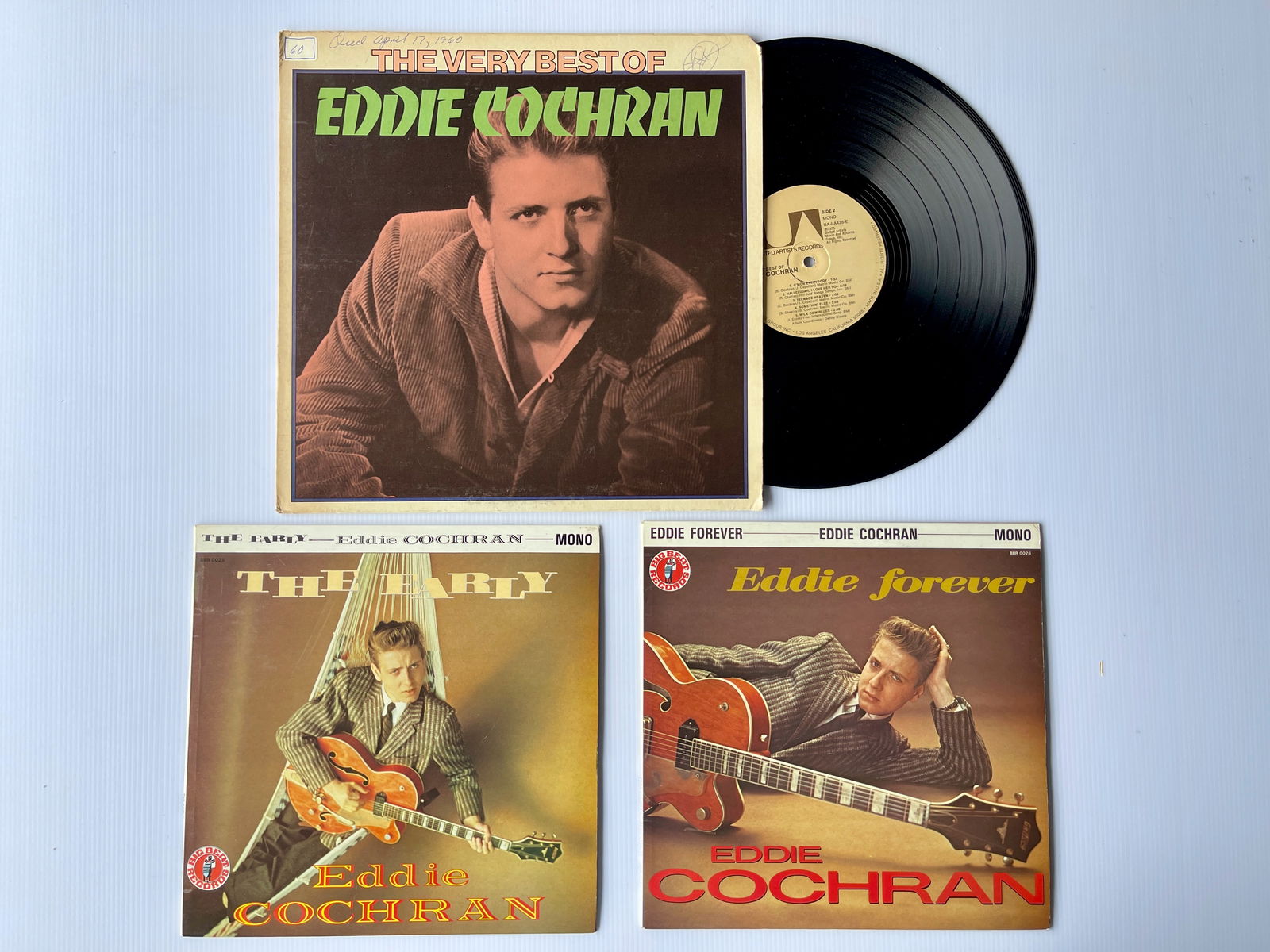 EDDIE COCHRAN WITH MONO SPECIALTY DISCS (1 of 1)