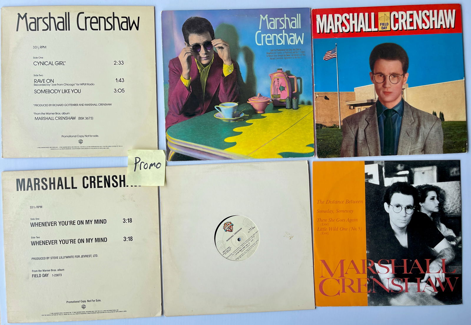 MARSHALL CRENSHAW SET #1 WITH PROMO (1 of 1)