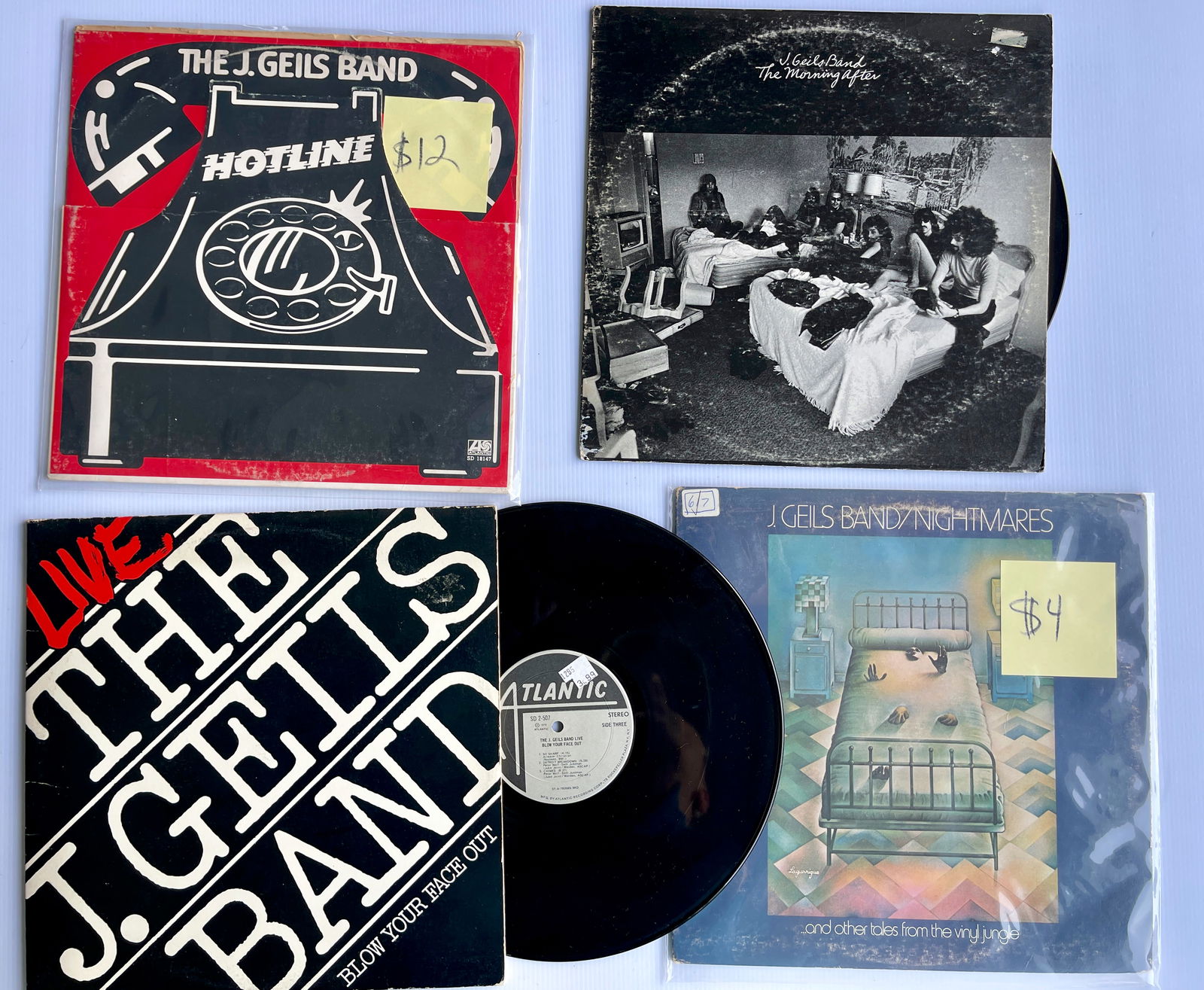 J. GEILS SET #1 WITH HOTLINE DIE CUT (1 of 1)