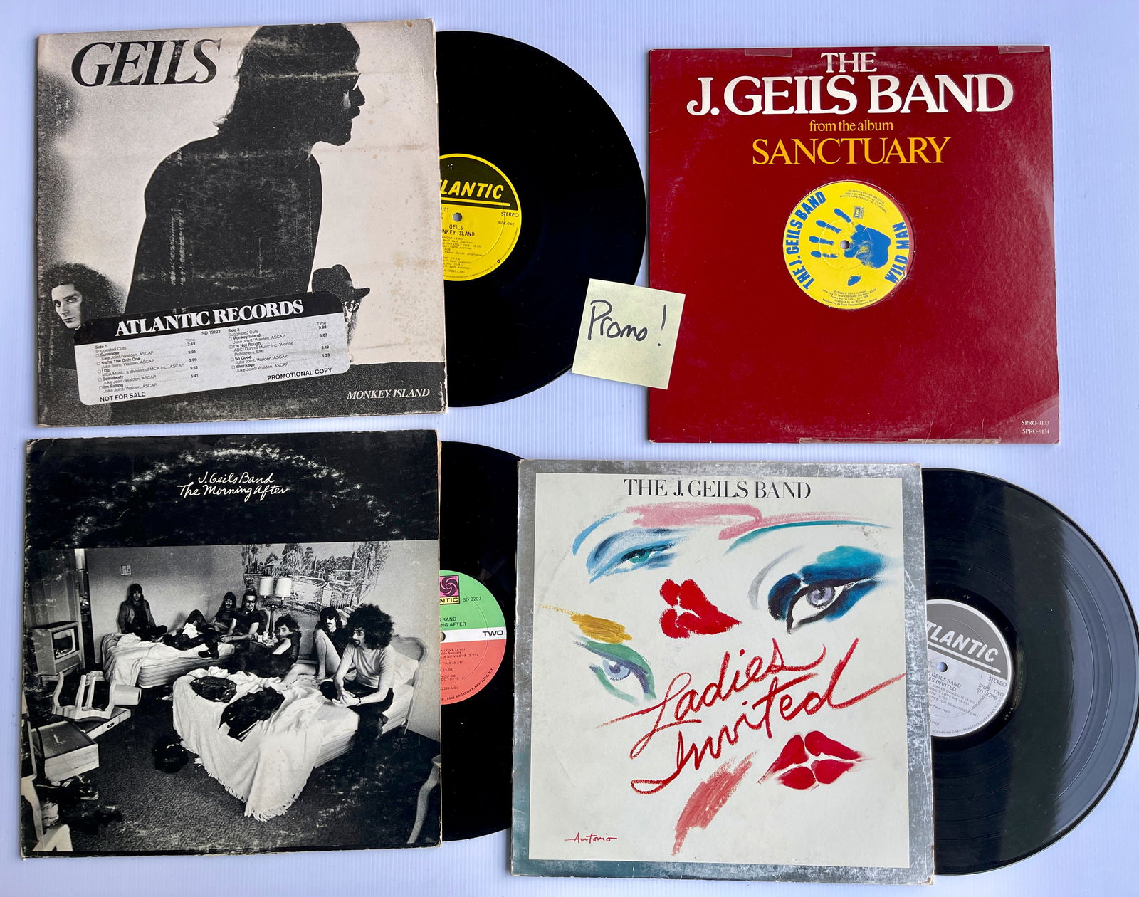 J. GEILS SET #2 WITH PROMO (1 of 1)