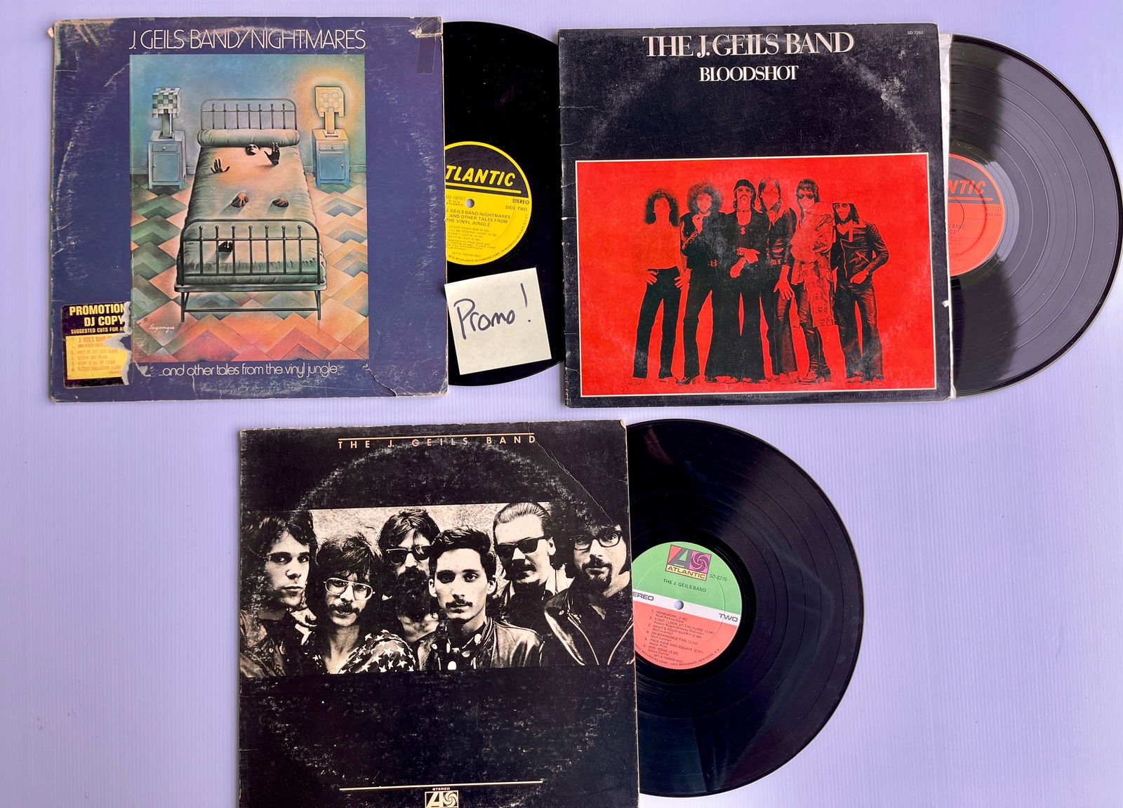J. GEILS SET #3 WITH PROMO (1 of 1)