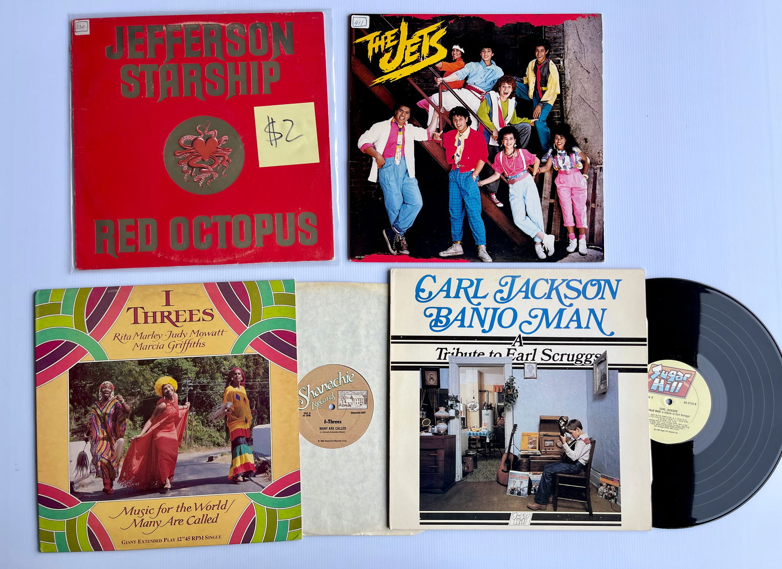 I & J SET #4 WITH 4 COOL RECORDS (1 of 1)