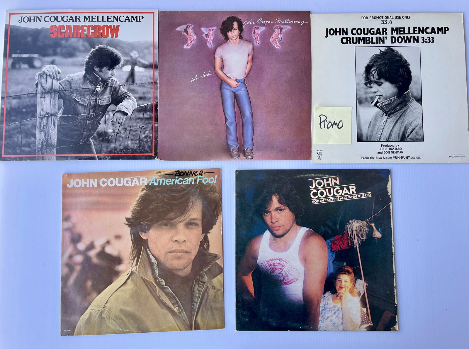 JOHN COUGAR MELLENCAMP SET #1 WITH PROMO (1 of 1)