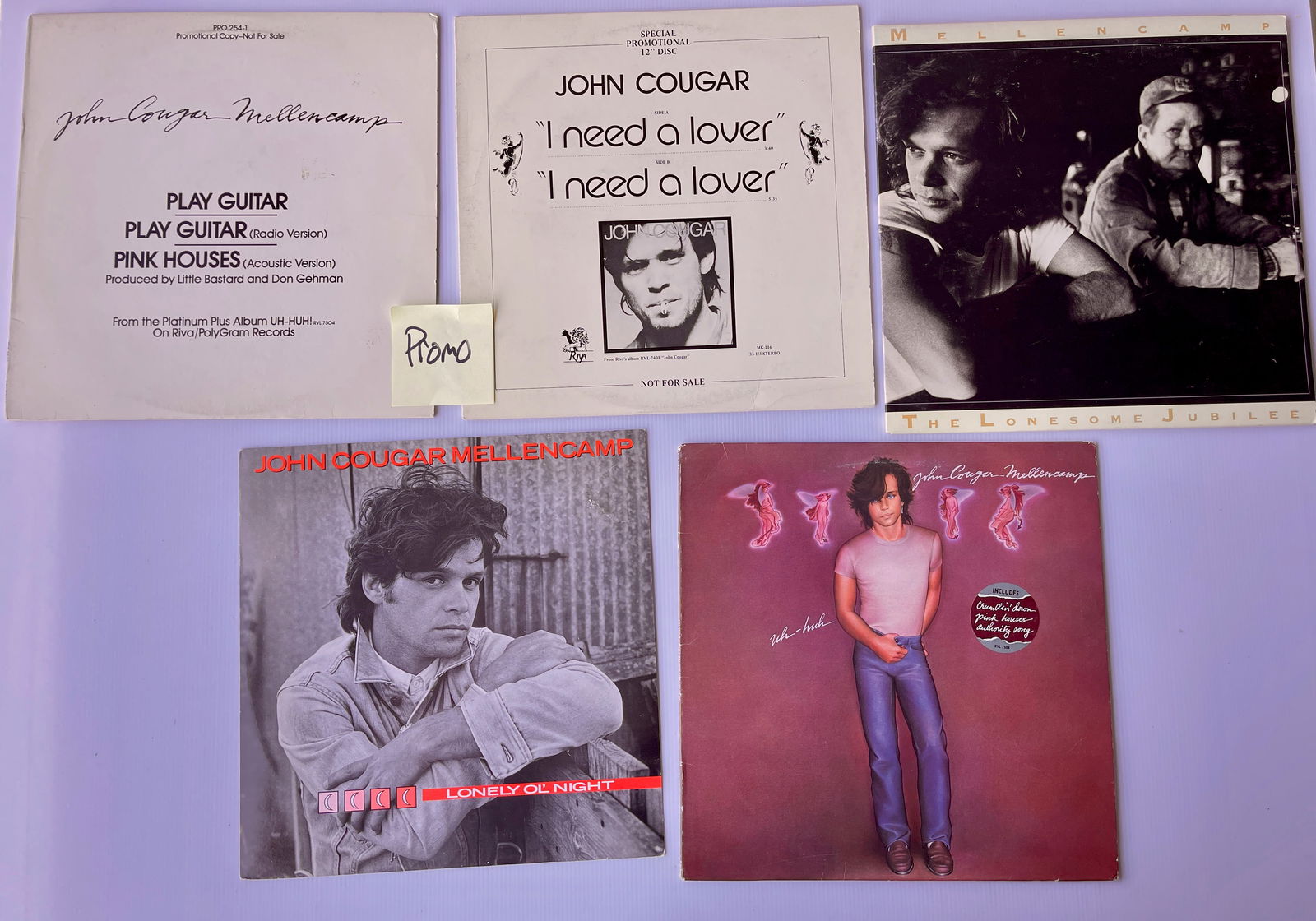 JOHN COUGAR MELLENCAMP SET #2 WITH PROMO (1 of 1)