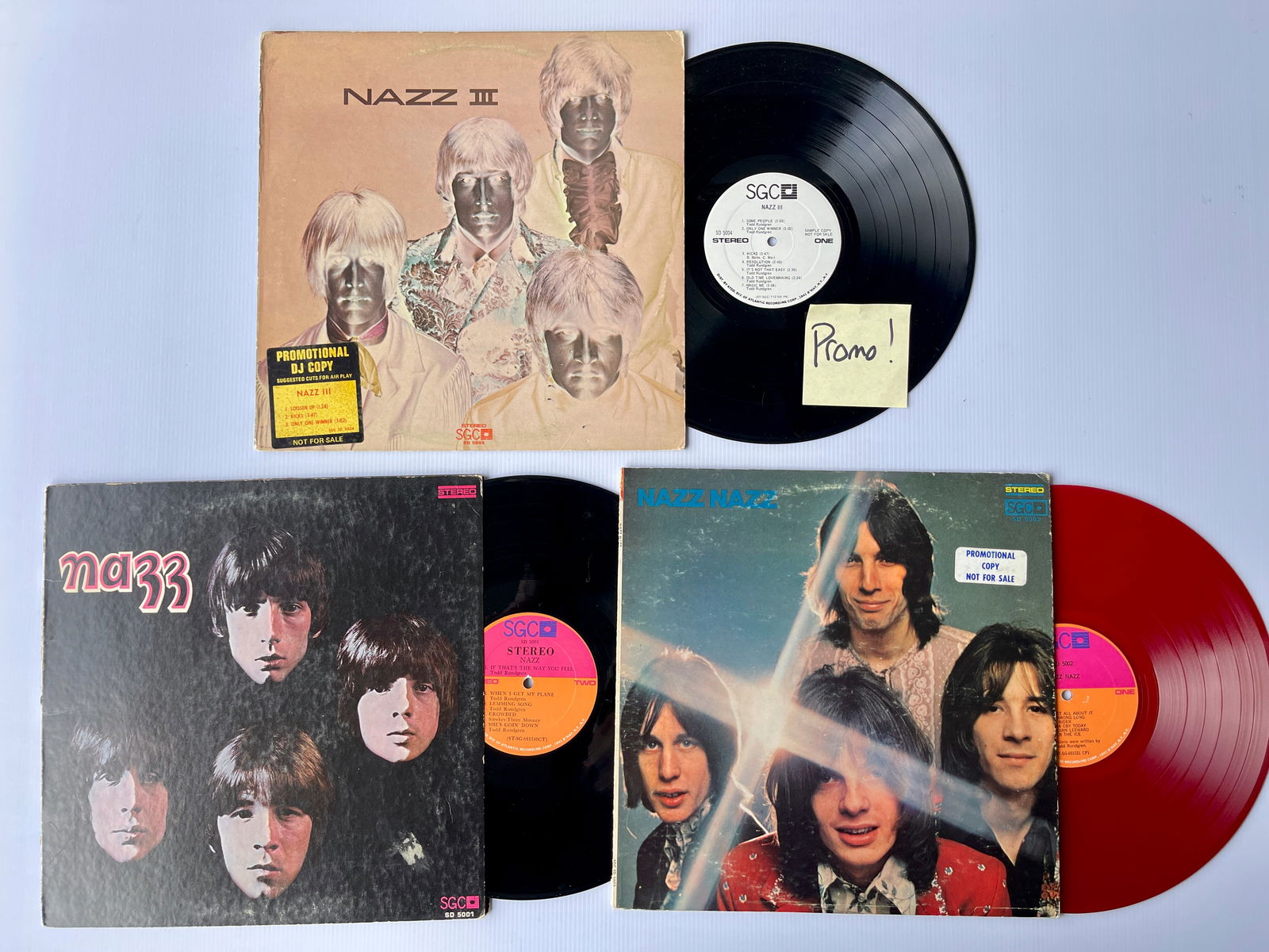 NAZZ SET #3 WITH PROMO AND COLORED VINYL (RUNDGREN) (1 of 1)