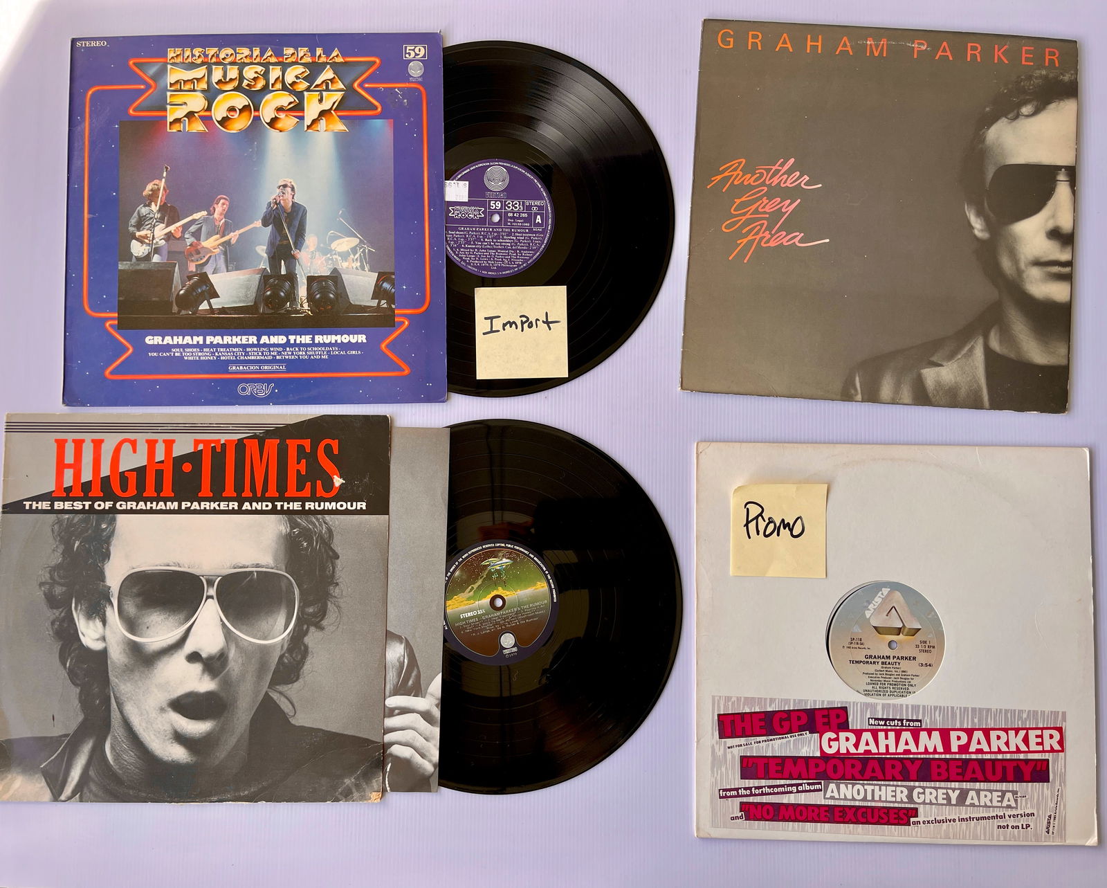 GRAHAM PARKER SET #3 WITH PROMO AND IMPORT (1 of 1)