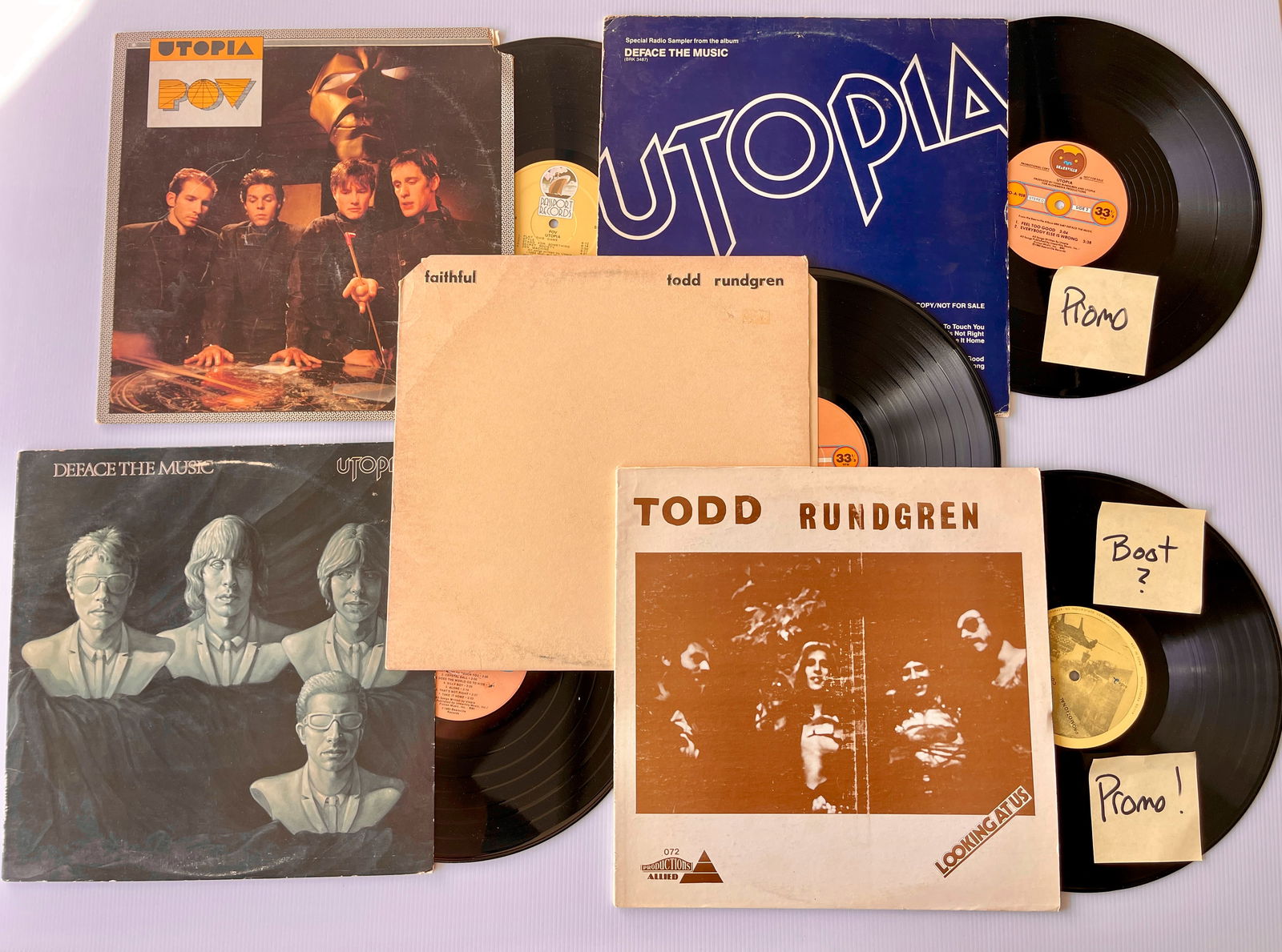 THE ULTIMATE TODD RUNDGREN / UTOPIA COLLECTION WITH BOOTH & PROMO (1 of 1)
