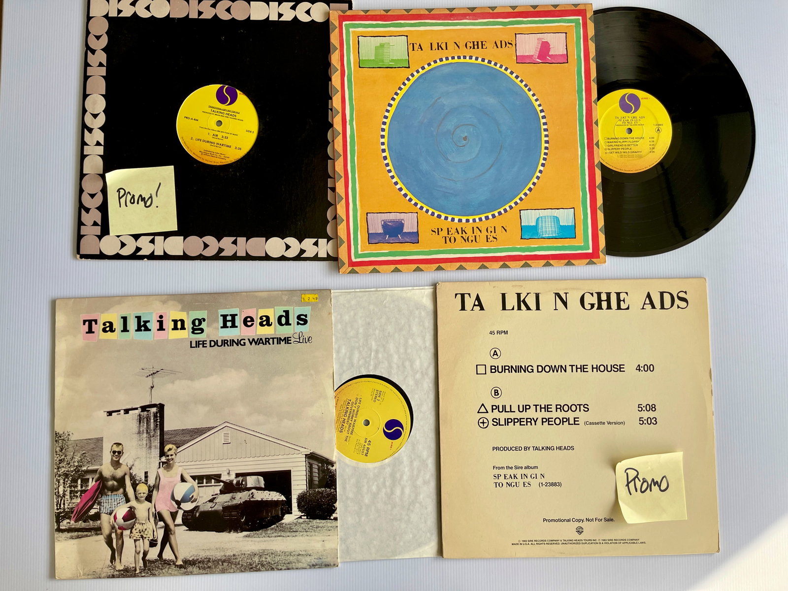 TALKING HEADS WITH PROMO: TALKING HEADS WITH PROMO
