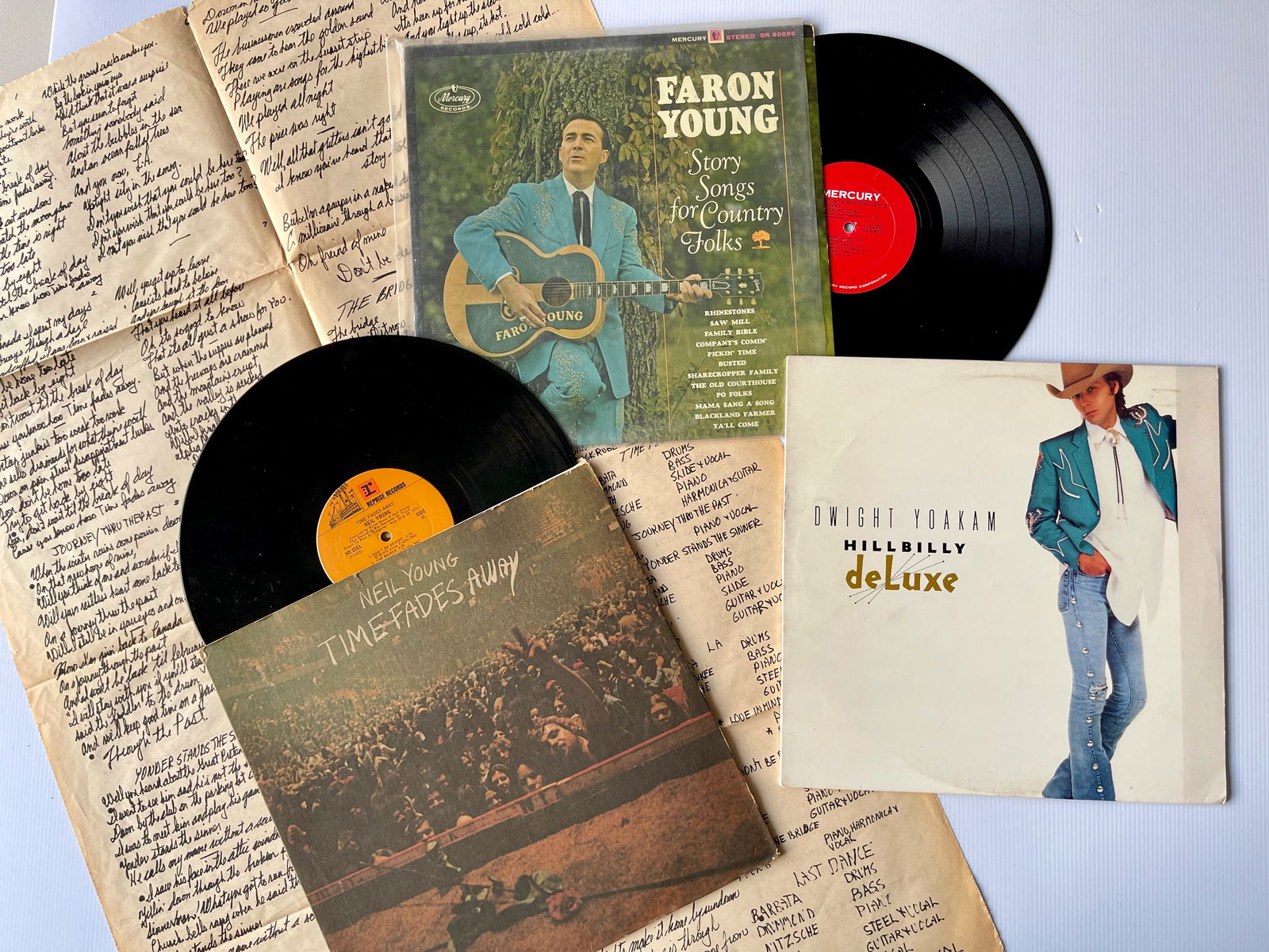 Y SET #2 WITH NEIL YOUNG RARE POSTER (1 of 1)