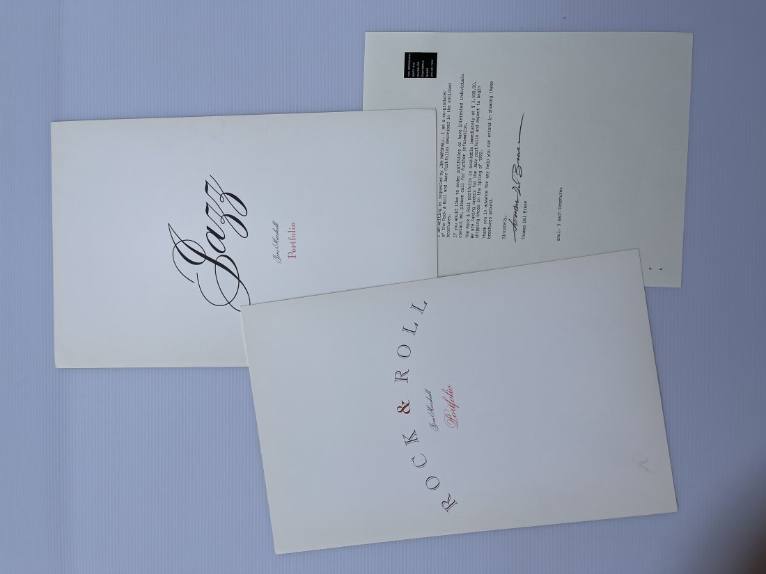 SUPER DUPER RARE JIM MARSHALL SALES PORTFOLIO (1 of 2)