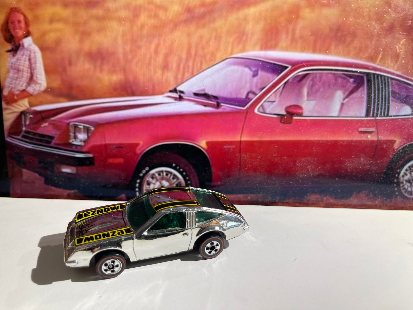 HOT WHEELS REDLINE CHEVY MONZA 2+2 1974 HONG KONG (1 of 4)