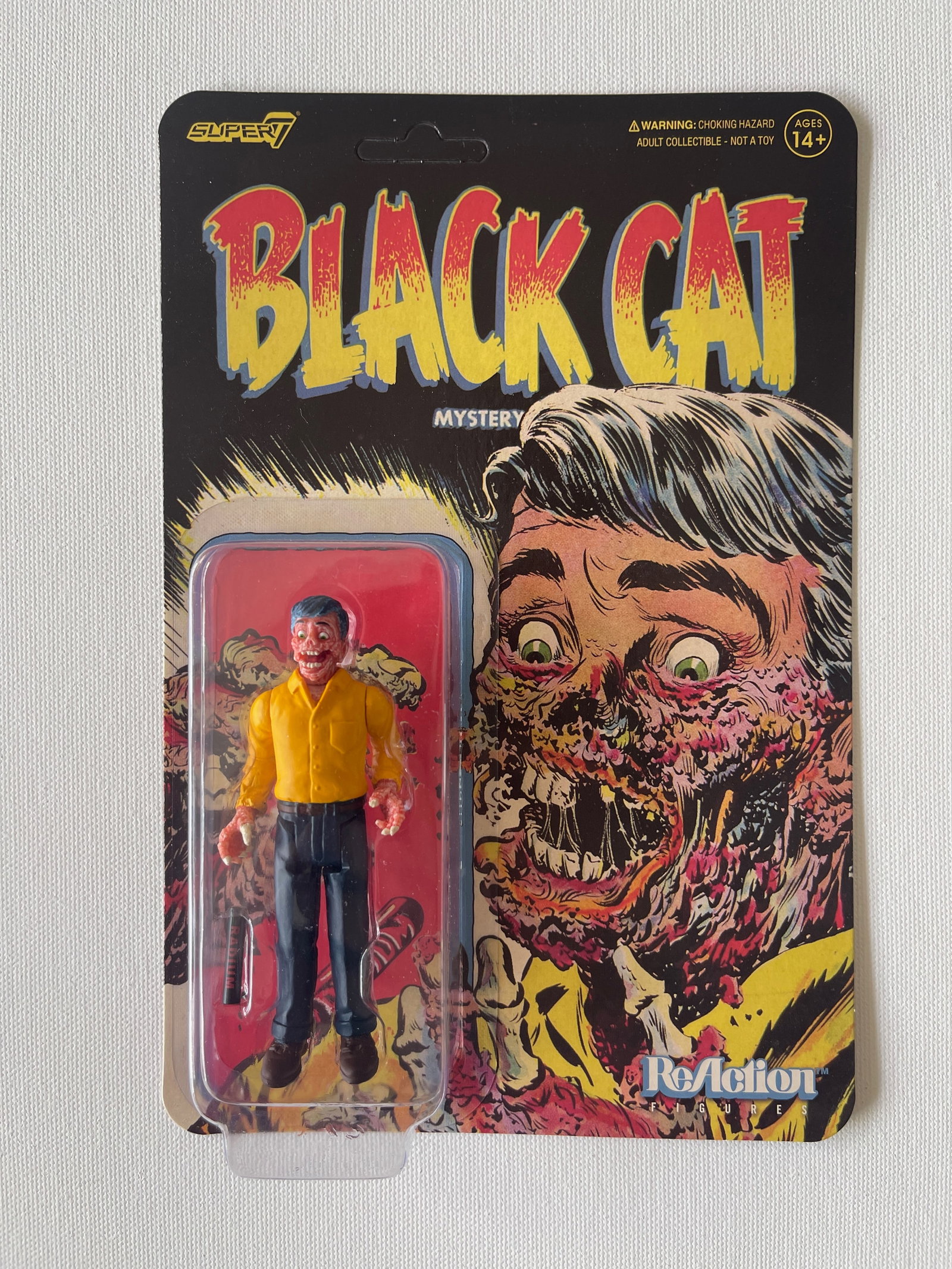 SUPER7 BLACK CAT MYSTERY RADIUM MAN PRE CODE HORROR ACTION FIGURE NEW (1 of 1)