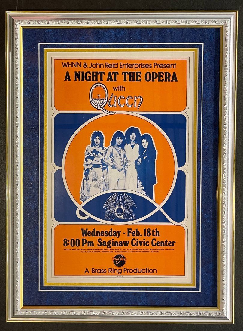 QUEEN REPRO NIGHT AT THE OPERA FRAMED POSTER (1 of 3)