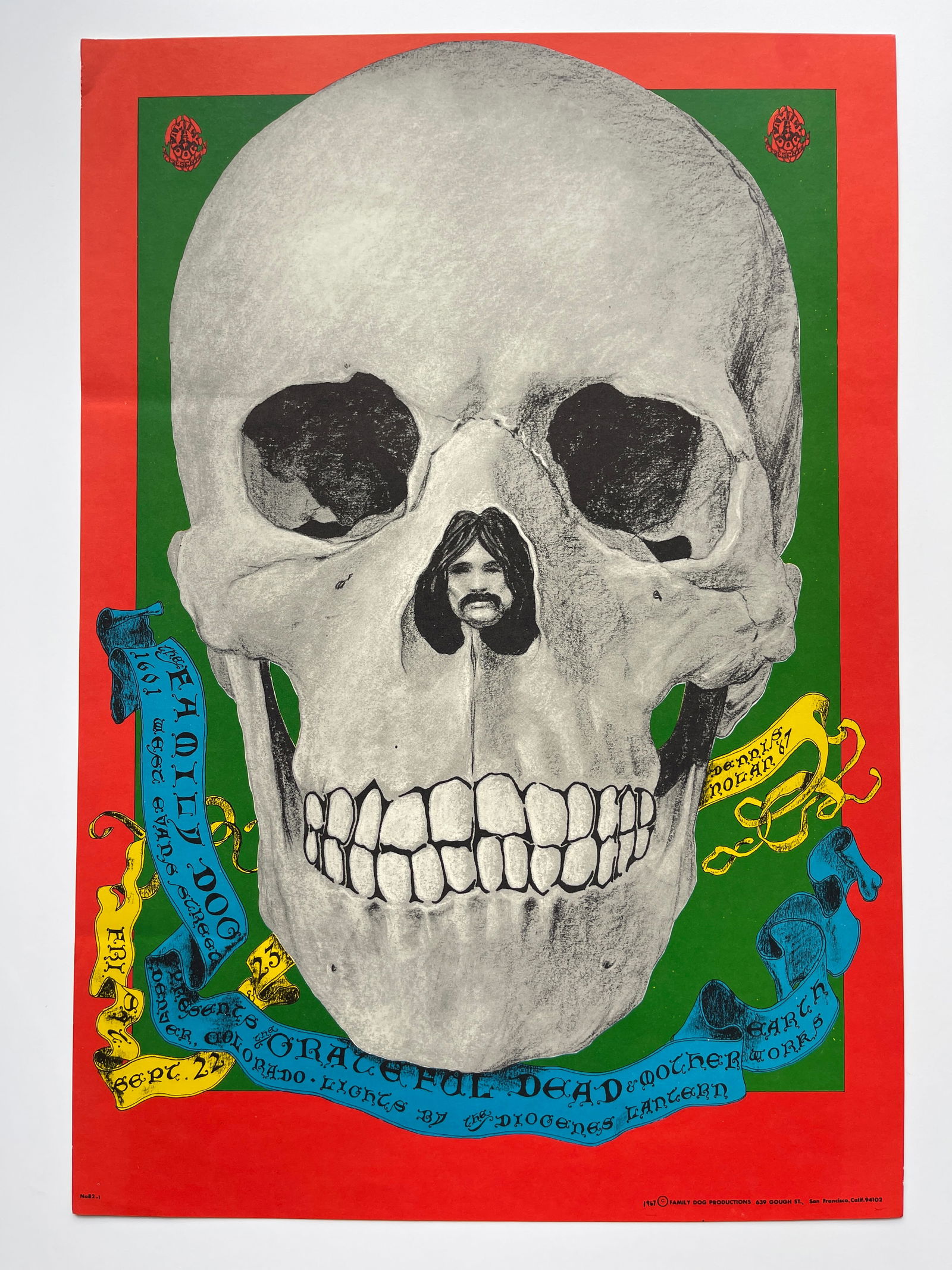 FD # 82-1 GRATEFUL DEAD FAMILY DOG POSTER FD82 (1 of 1)