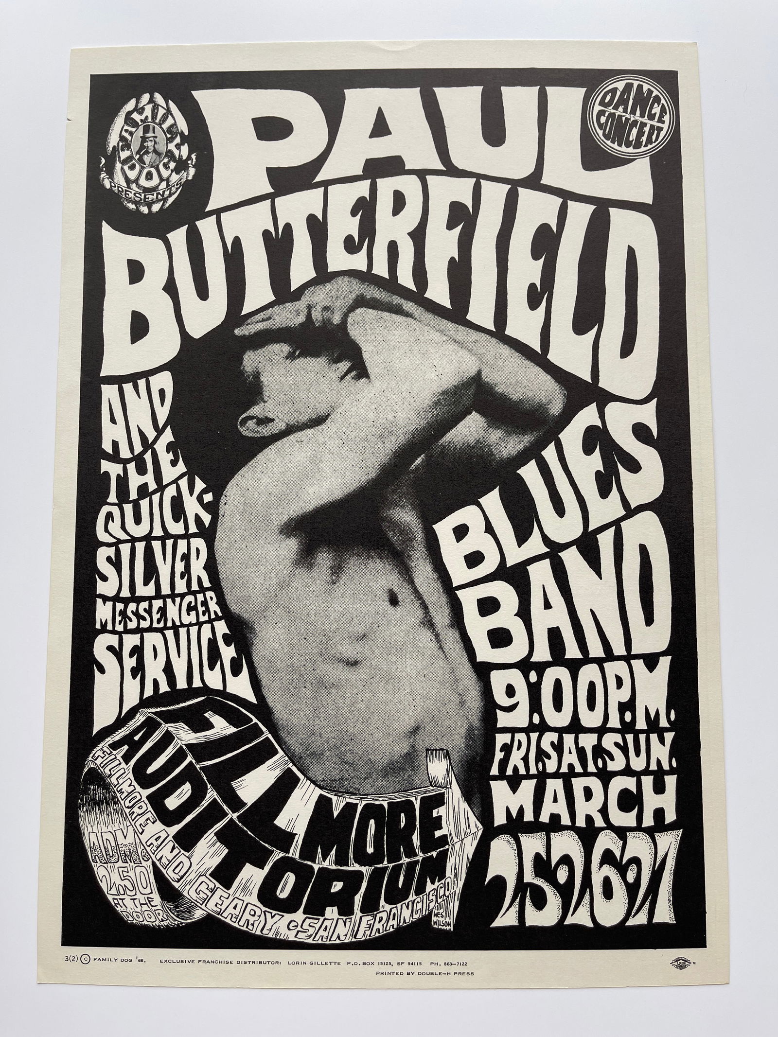 FD3 PAUL BUTTERFIELD & QUICKSILVER RARE 2nd (1 of 1)