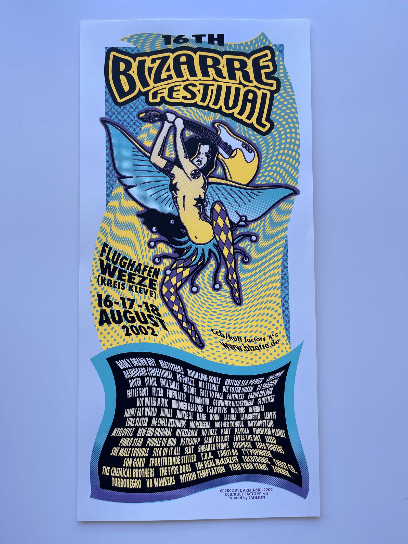 ARMINSKI BIZARRE FESTIVAL SILKSCREEN POSTER (1 of 1)