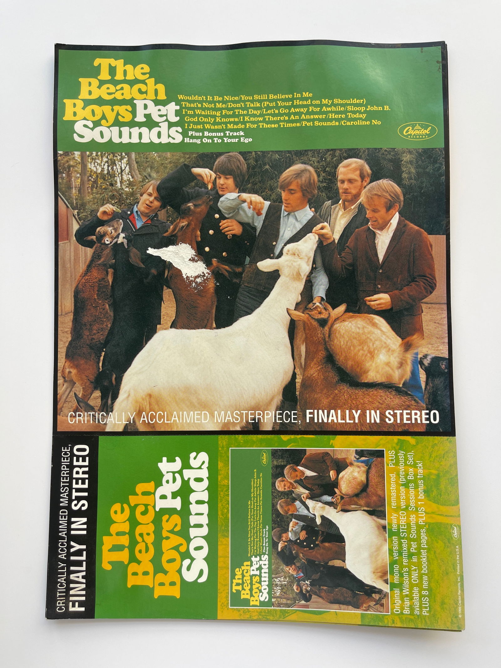 BEACH BOYS PET SOUNDS RECOR STORE PROMO (1 of 2)