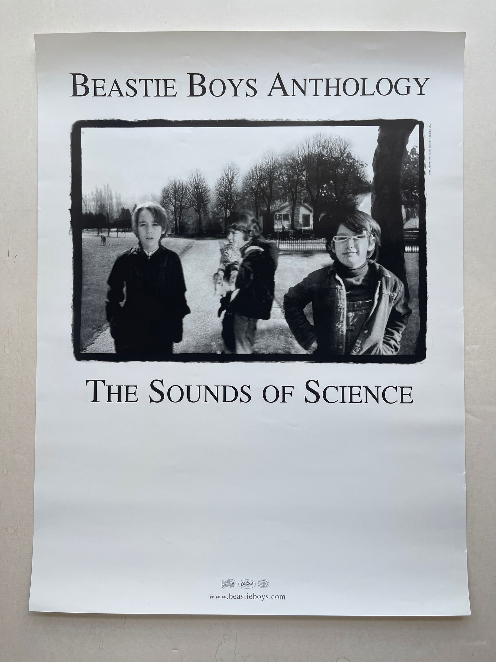 BEASTIE BOYS DOUBLE SIDED POSTER  - ANTHOLOGY (1 of 2)