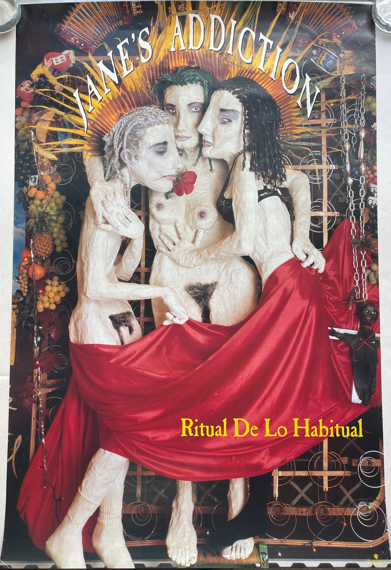 JANES ADDICTION 1990 PROMO: 23 X 35 JANES ADDICTION 1990 PROMO - NOT FOR SALE TO PUBLIC. Ritual De Lo Habitual