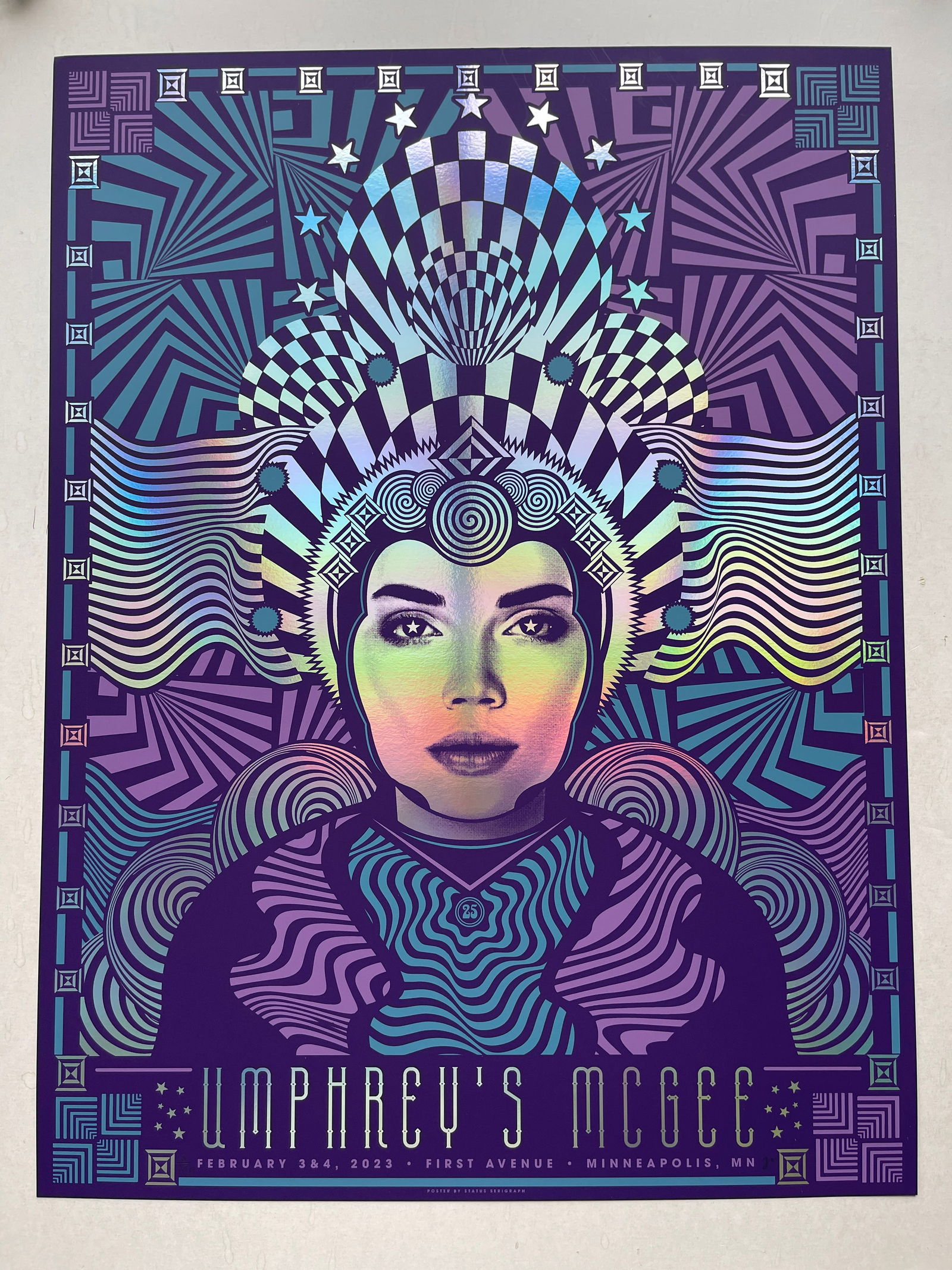 UMPHREY’S MCGEE SCREEN PRINT ON FOIL (1 of 1)