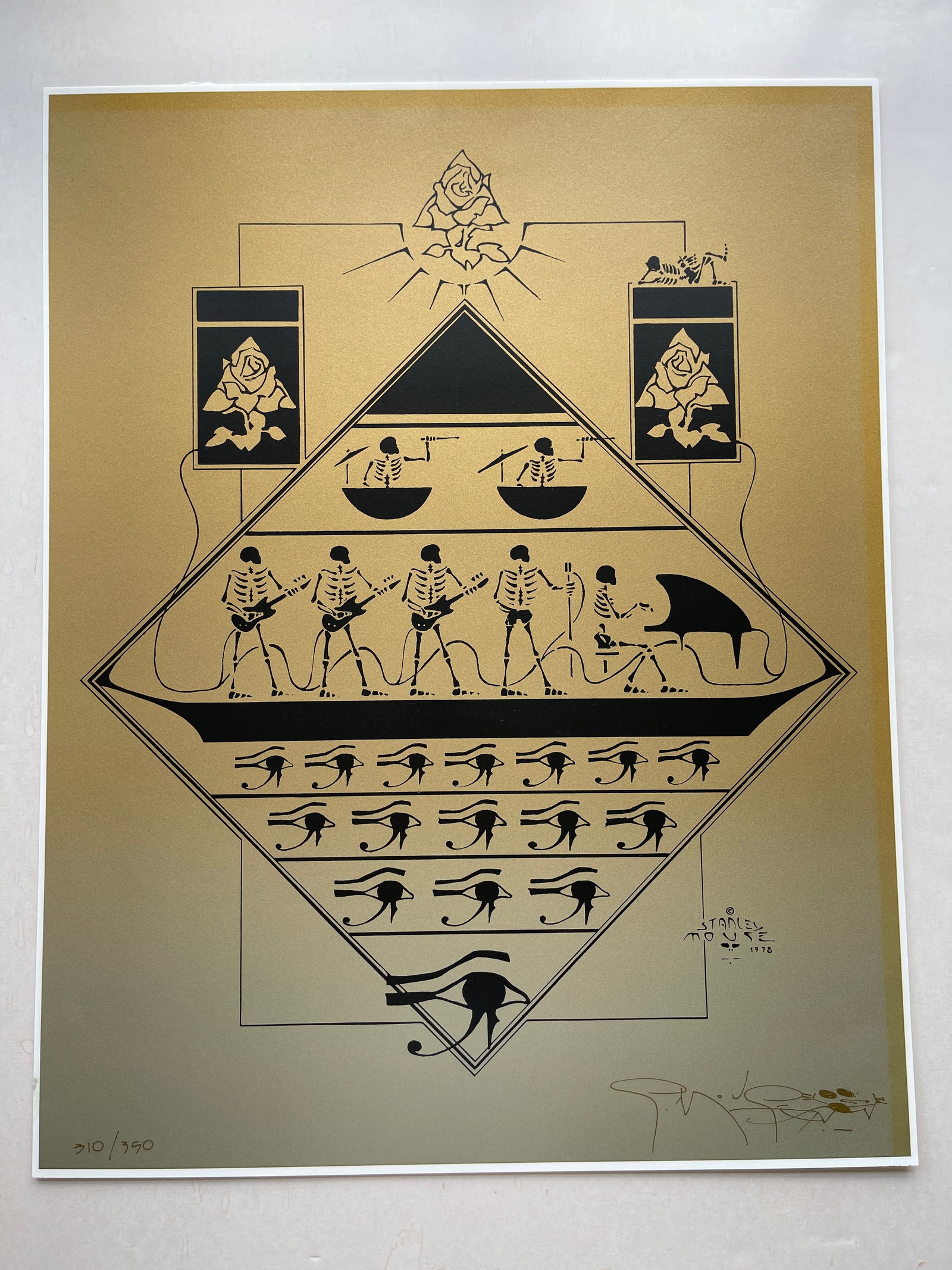 RARE STANLEY MOUSE EGYPT - GRATEFUL DEAD (1 of 4)