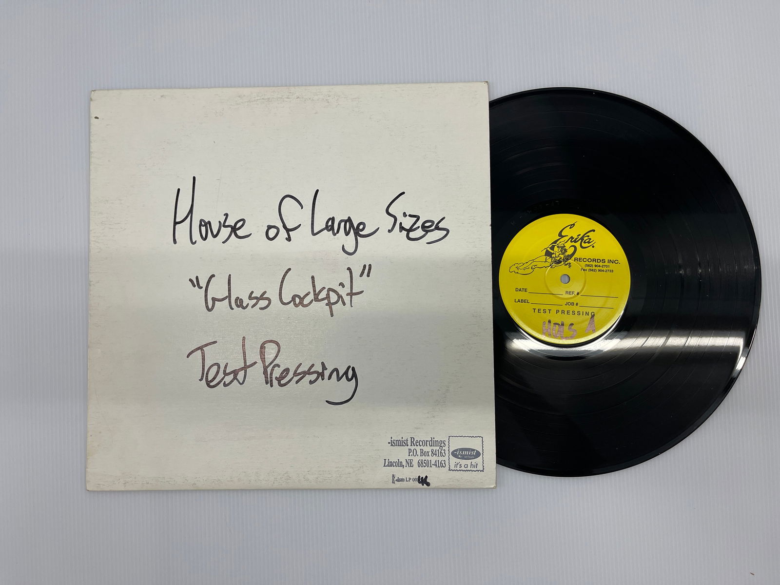 HOUSE OF LARGE SIZES - GLASS COCKPIT - TEST PRESSING (1 of 1)