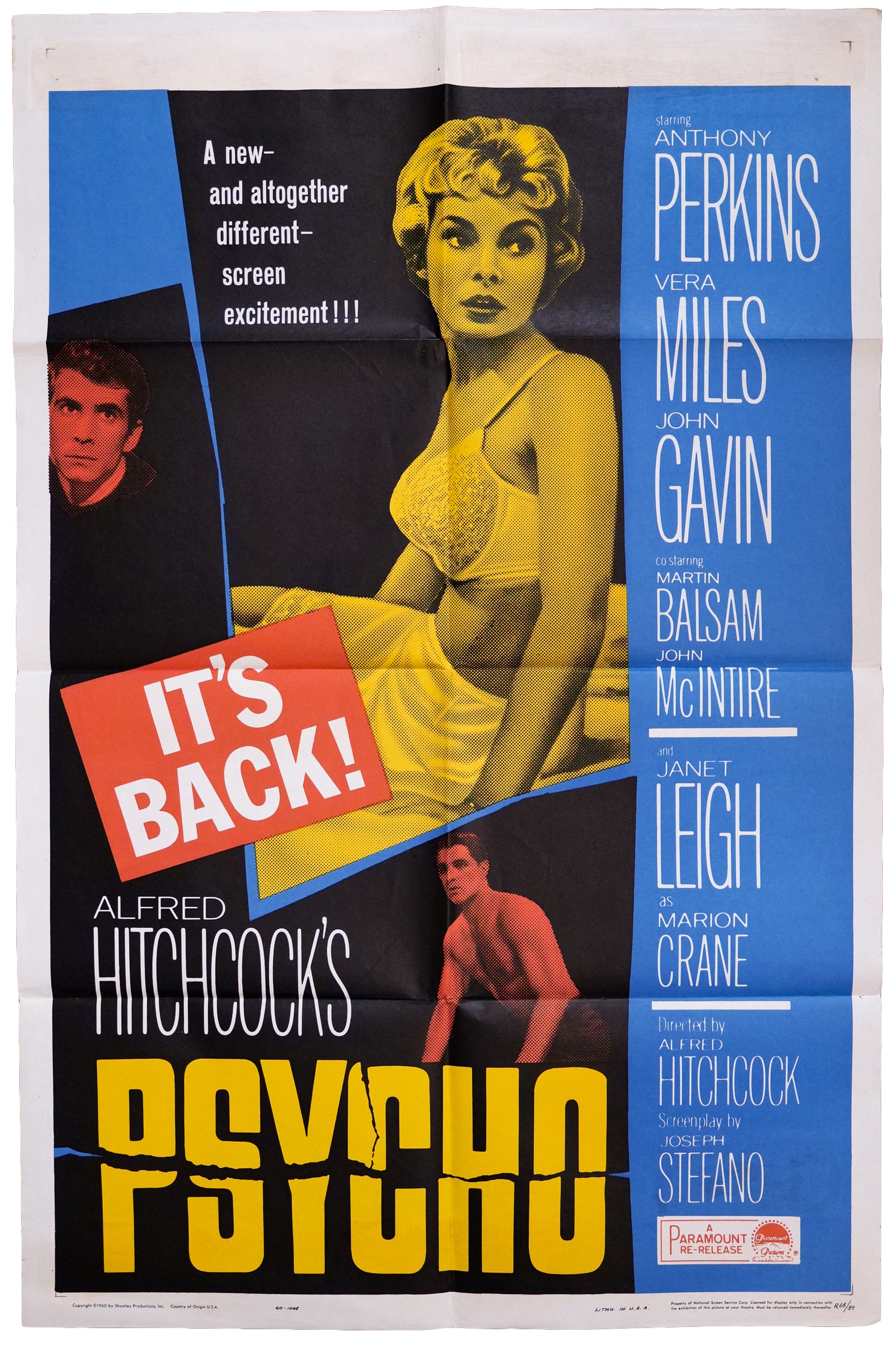 Psycho (Paramount, 1960) (1 of 1)