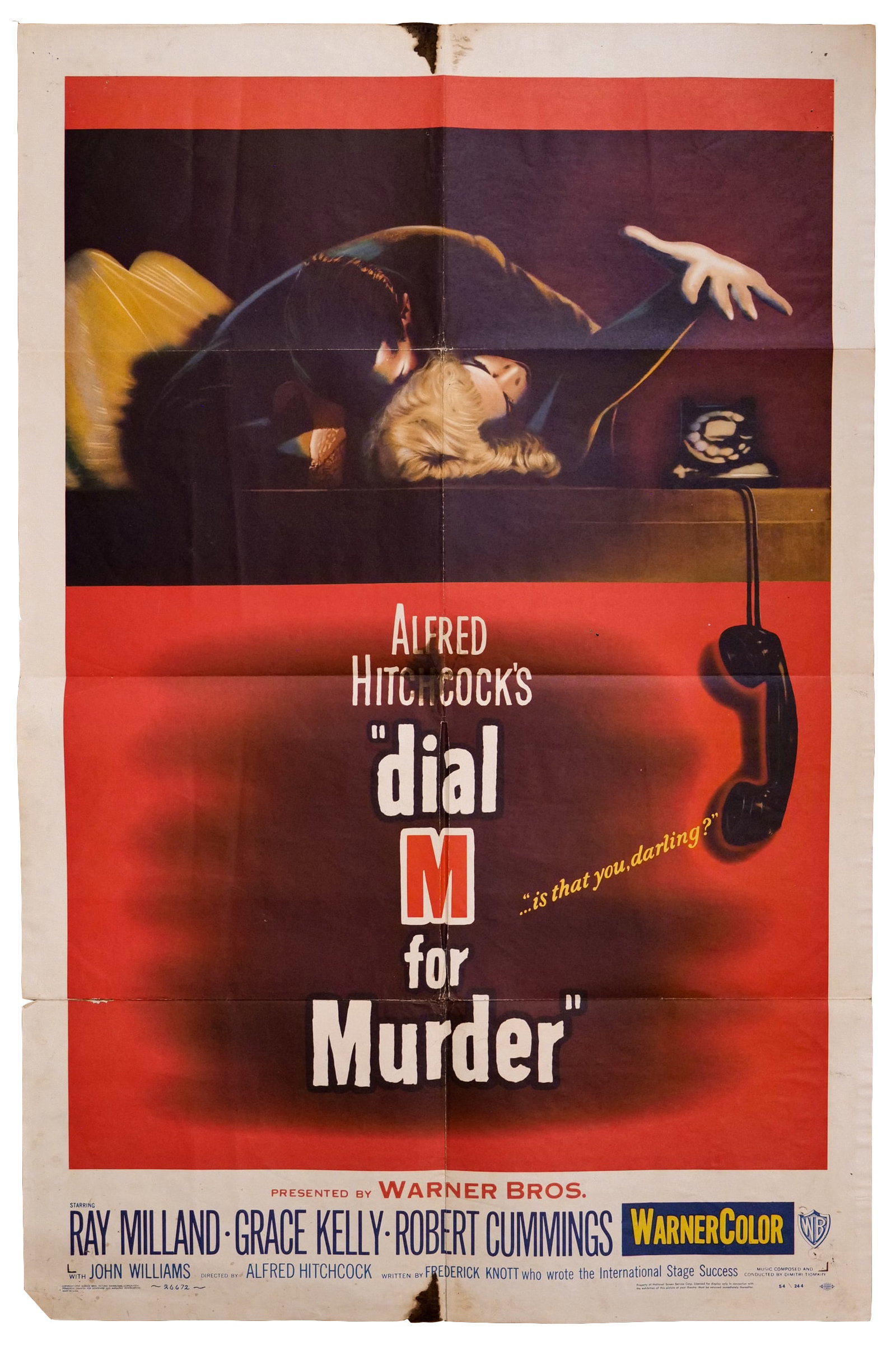 Dial M for Murder (Warner Brothers, 1954) (1 of 1)