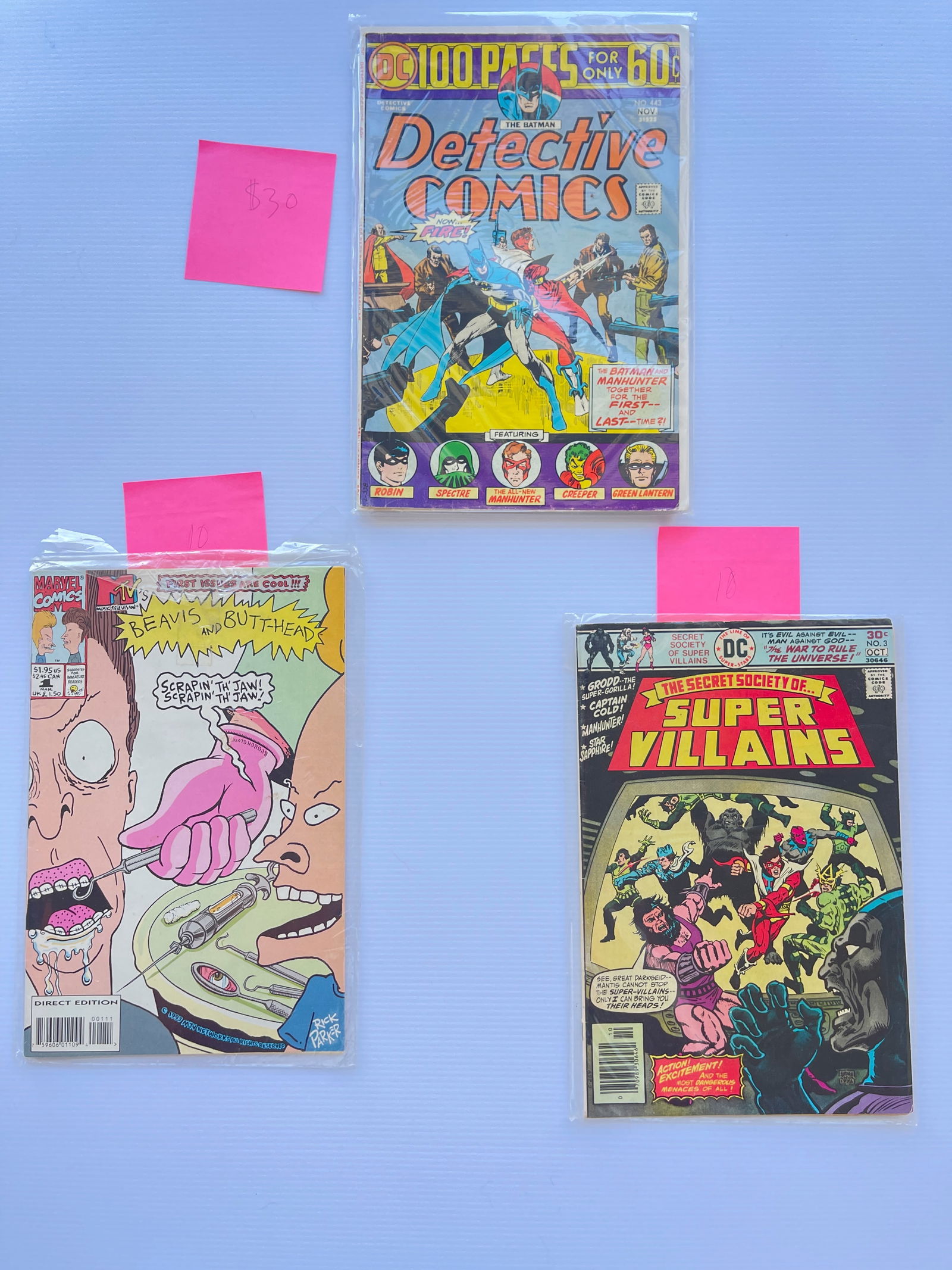 DETECTIVE COMICS #443 - AND BEAVIS AND BUTTHEAD (1 of 1)