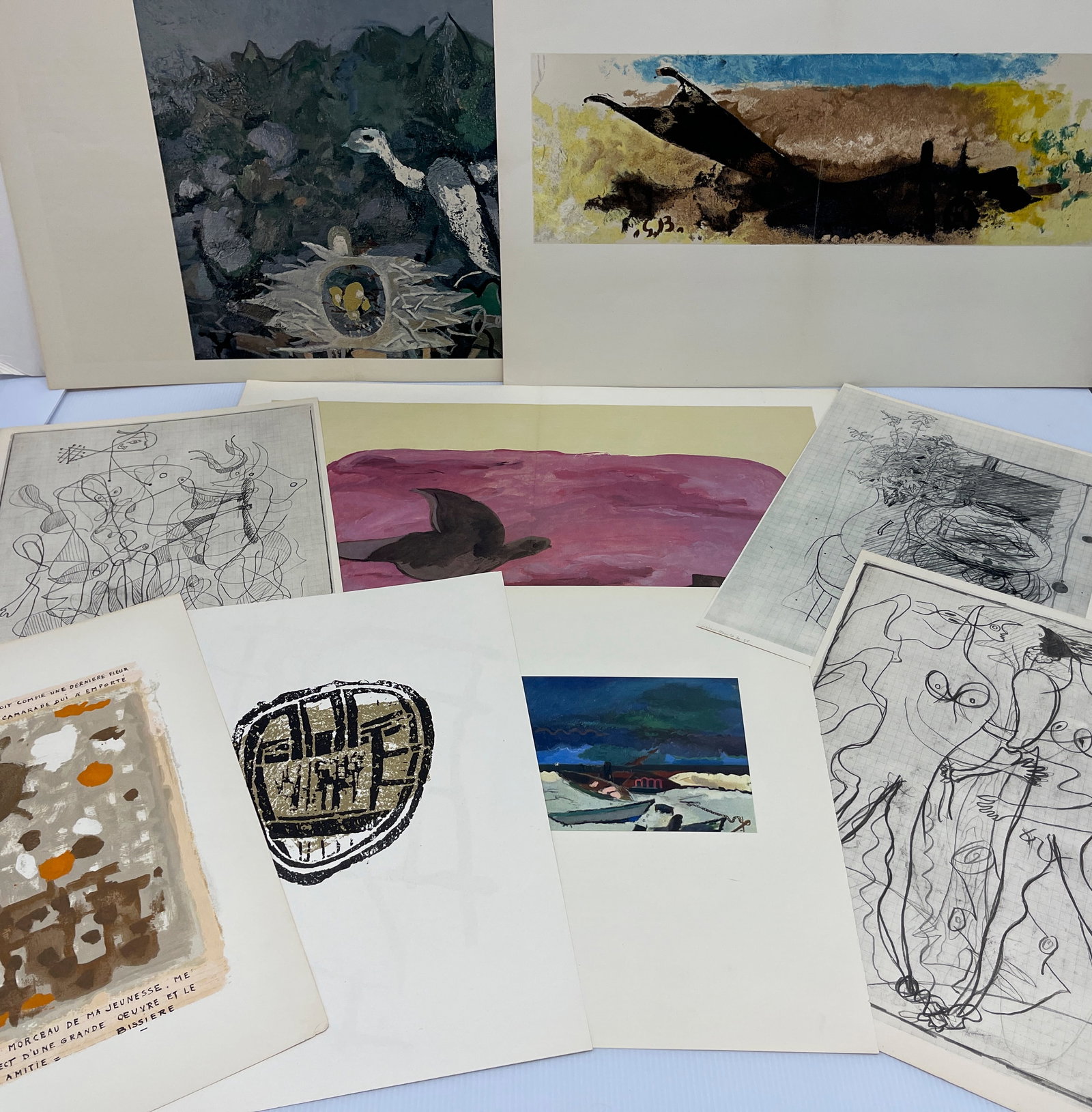 GEORGES BRAQUE ART SET - Maeght, Paris (1 of 2)