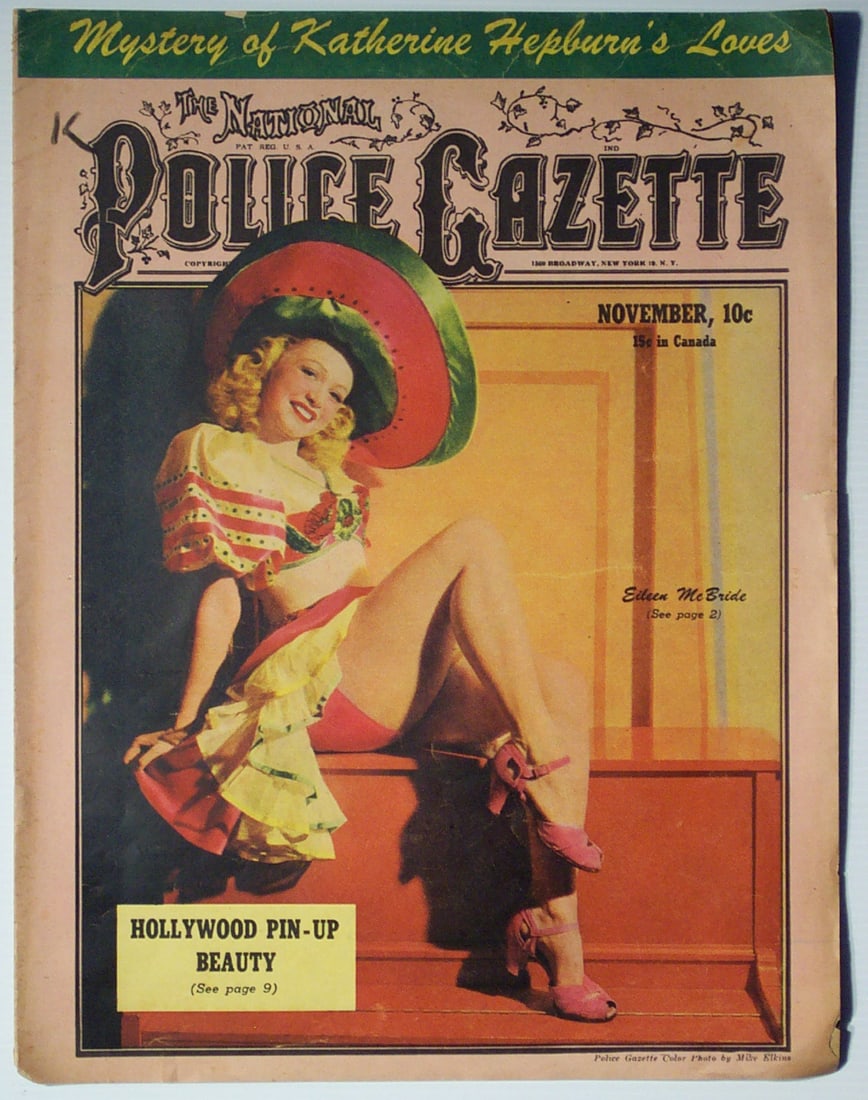 THE NATIONAL POLICE GAZETTE #3: THE NATIONAL POLICE GAZETTE #3. 10.5 x 13.5